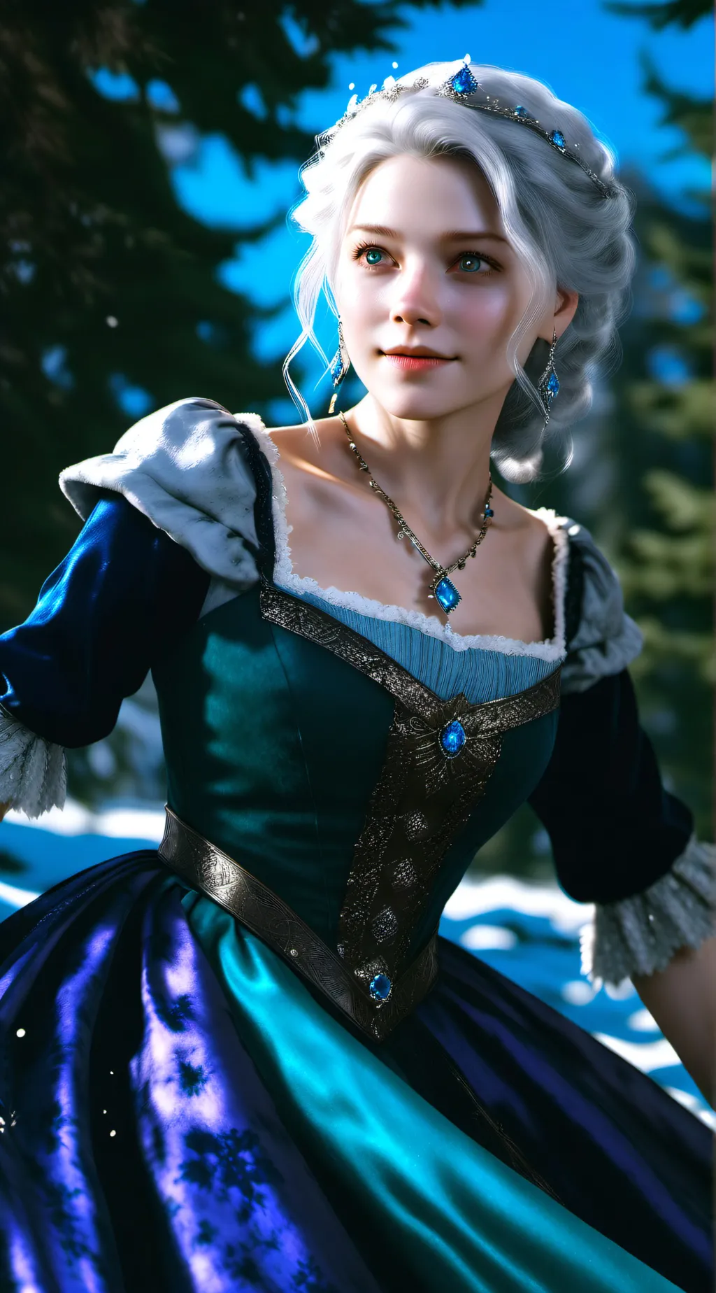 ai character: Luna  background