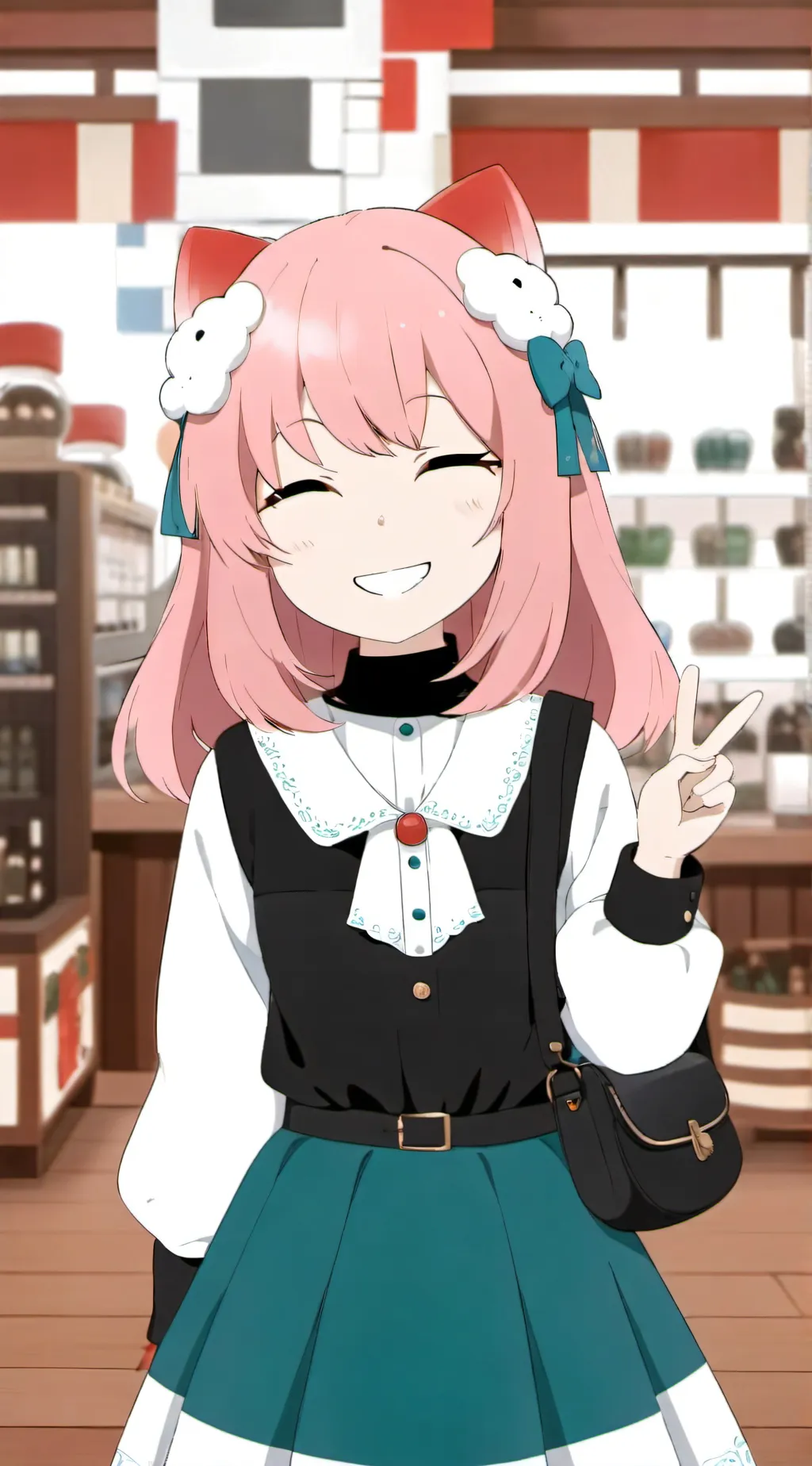 ai character: Anya forger background