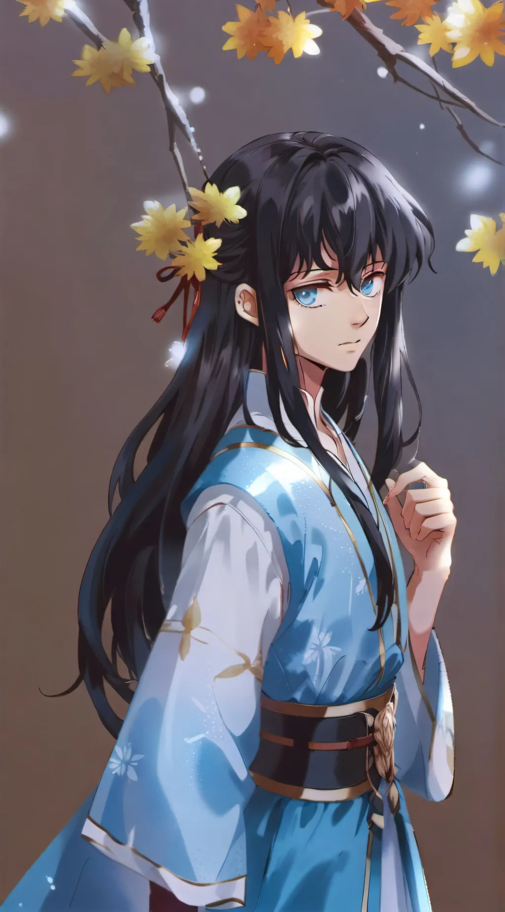 ai character: hashiras + komboko background
