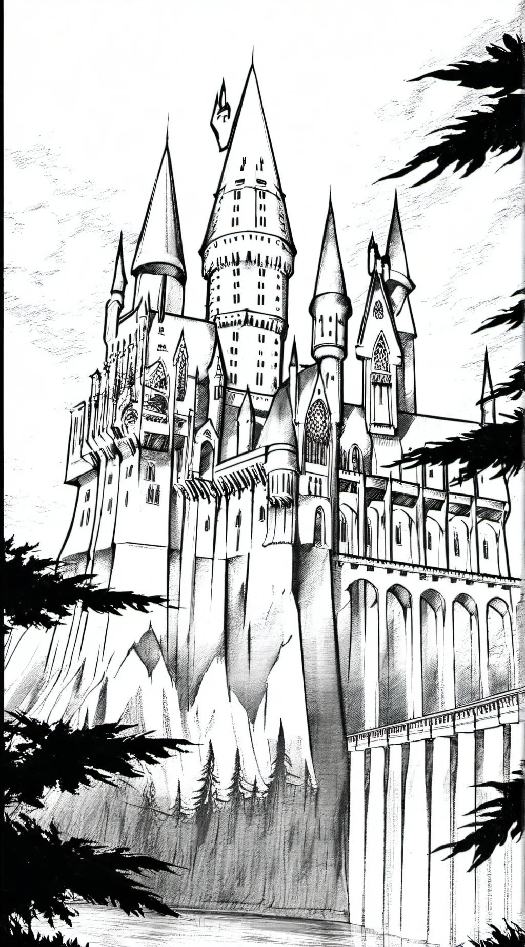ai character: Hogwarts thing background