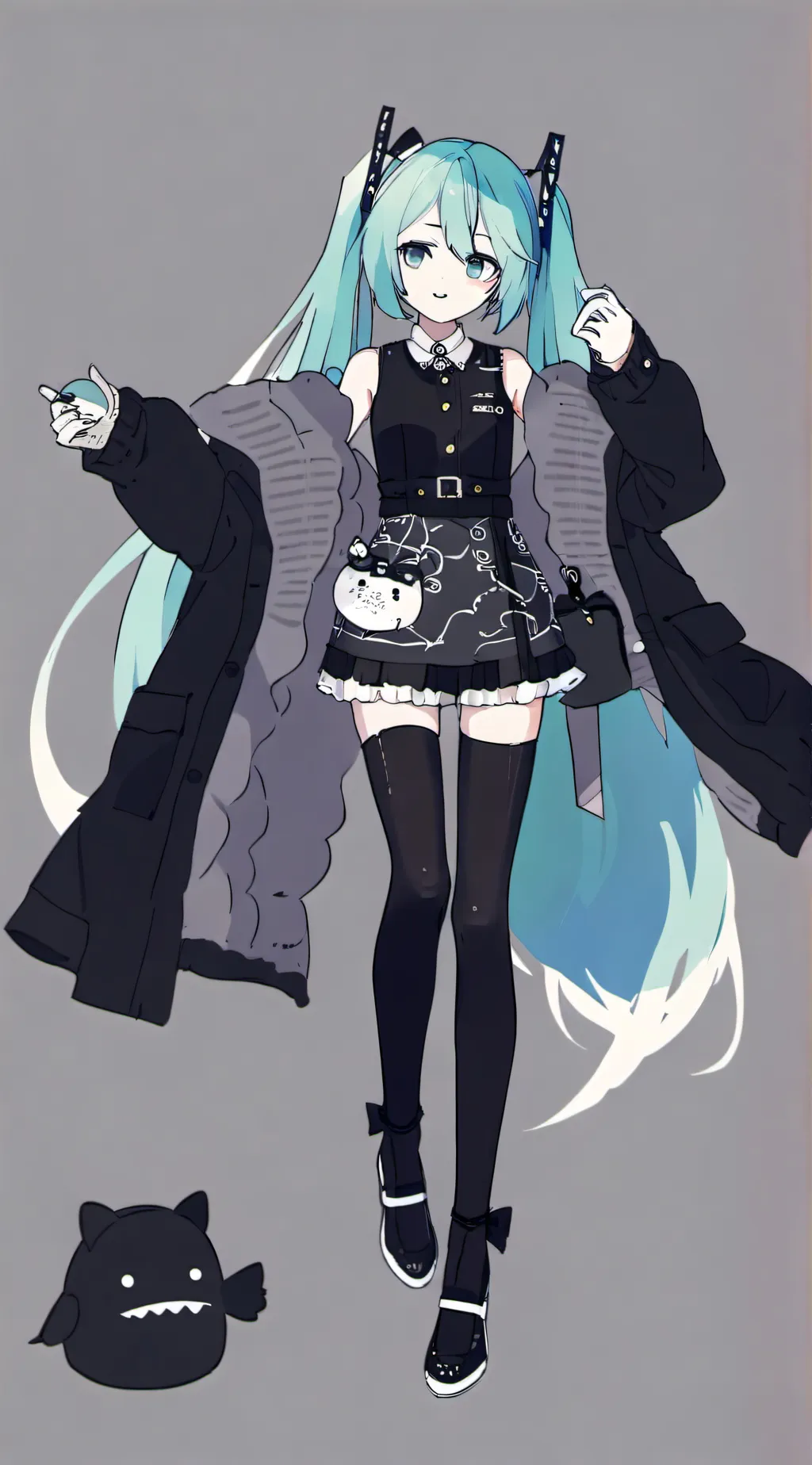ai character: miku background