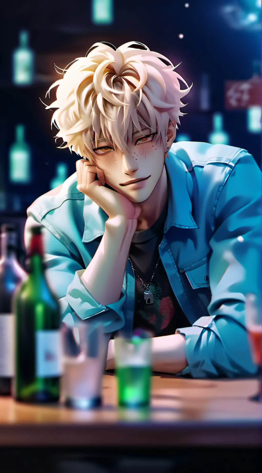 ai character: Calvin (crush) background