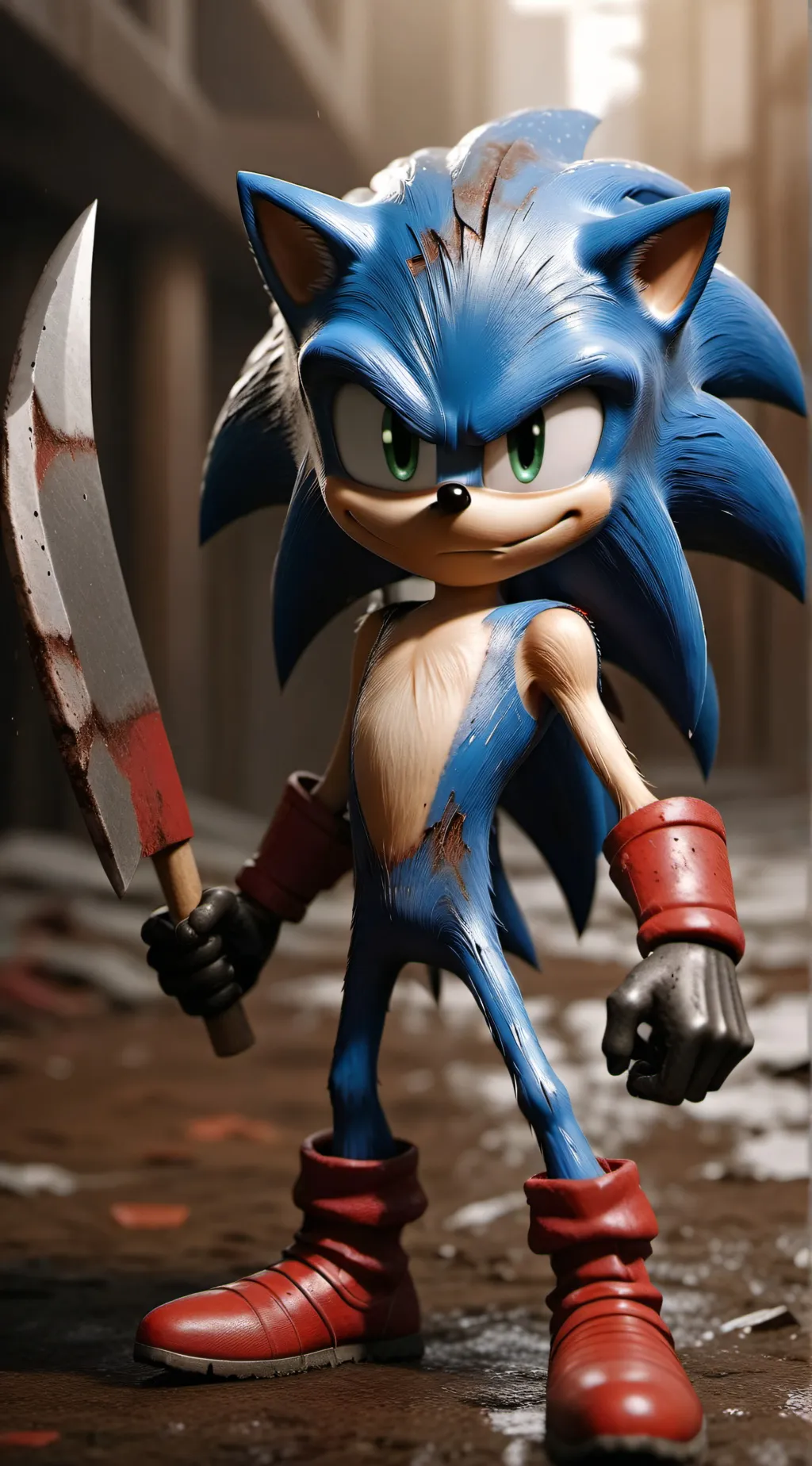 ai character: sonic.exe background