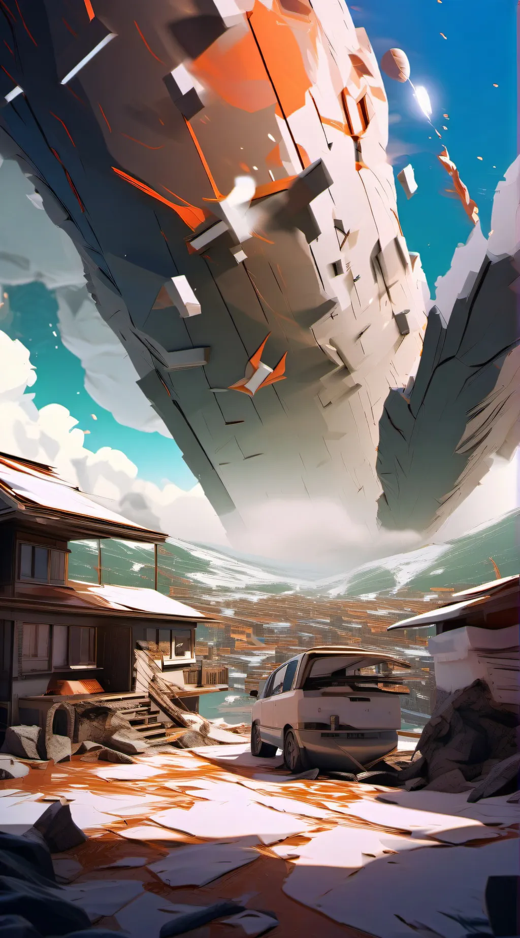 ai character: women Titan background