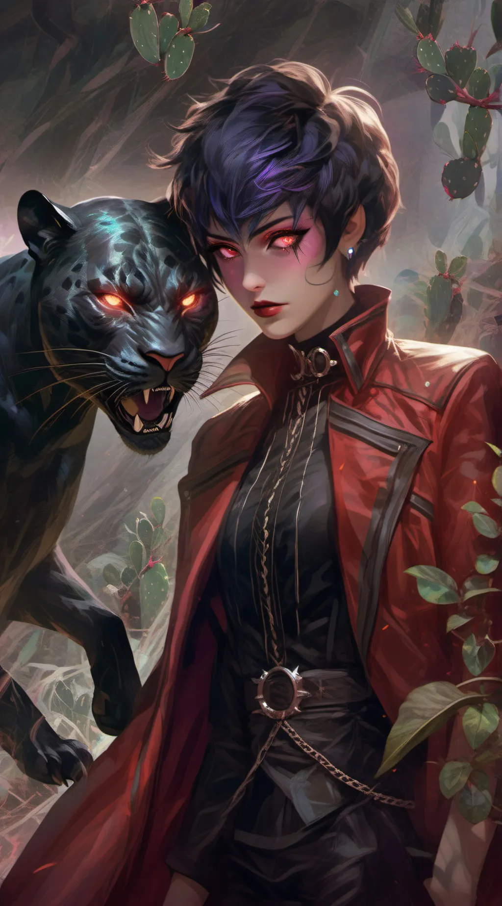 ai character: Natalie  background