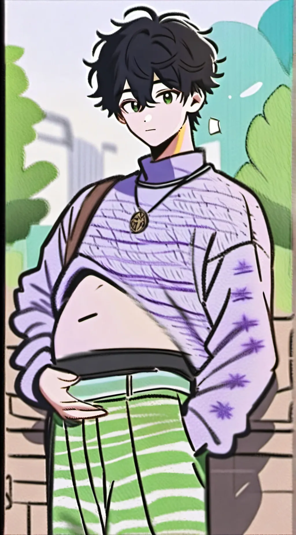 ai character: Ajax✨ background