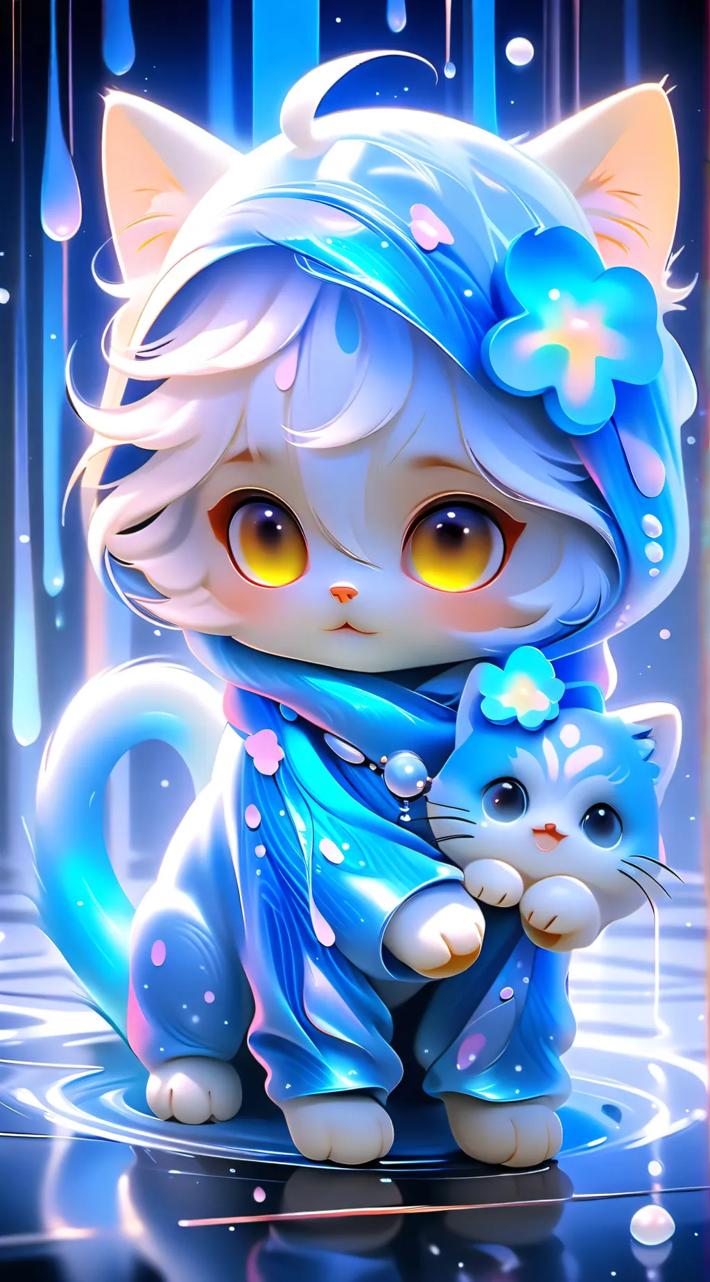 ai character: kitty background