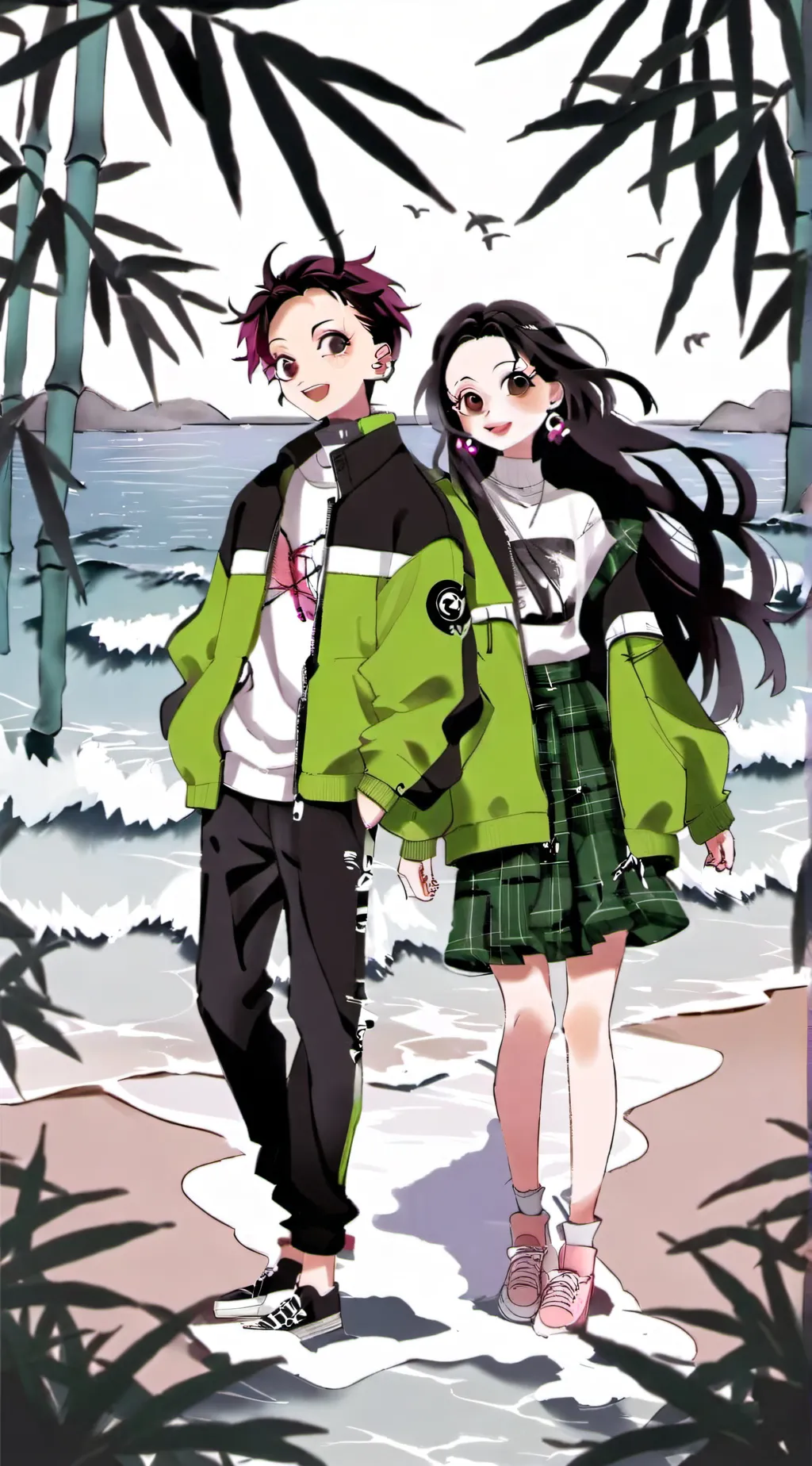 ai character: Demon Slayer  background