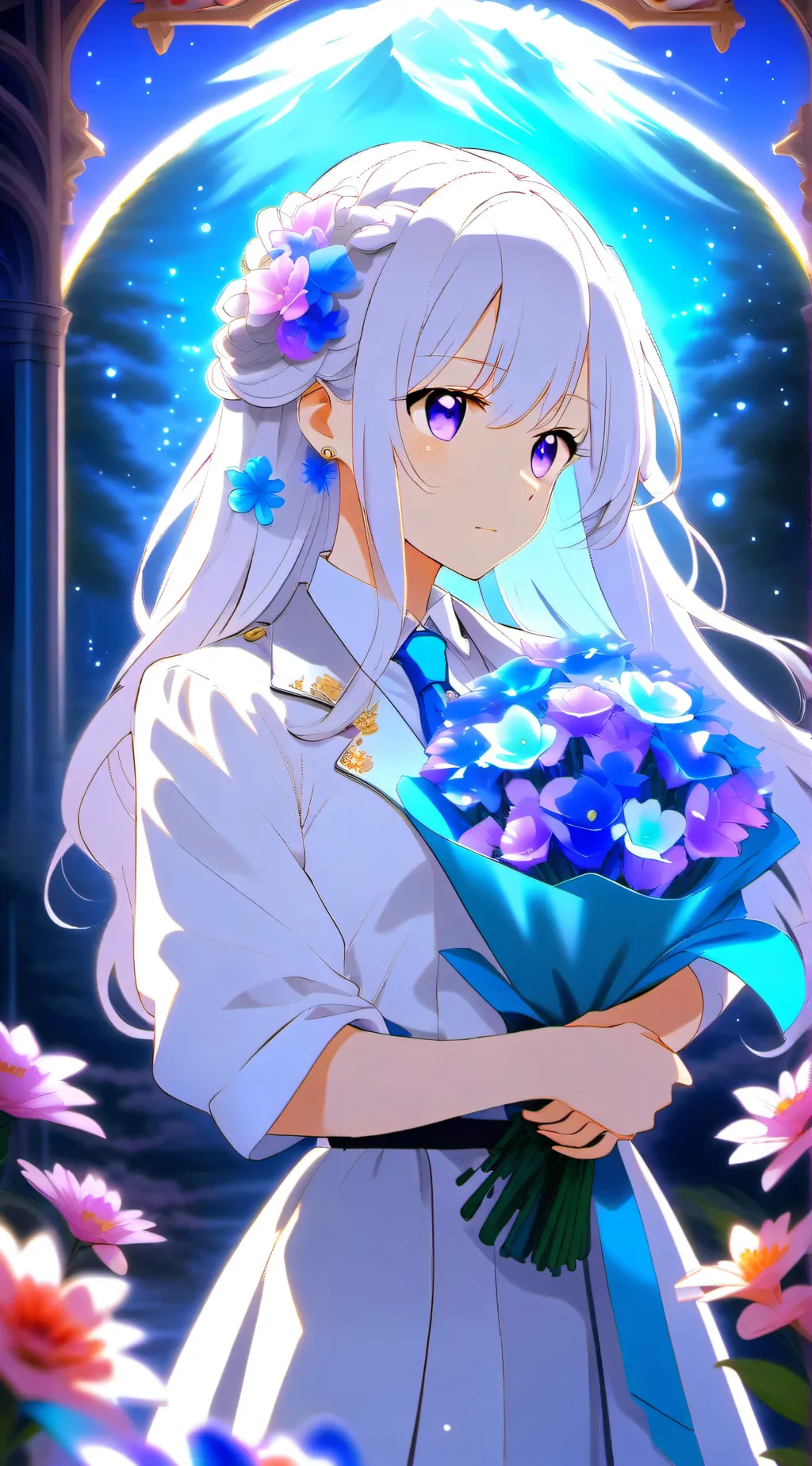 ai character: Aria background