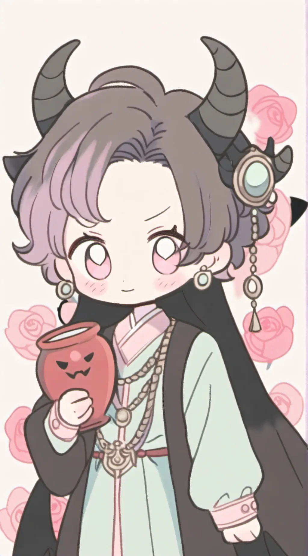 ai character: demon kingdom background