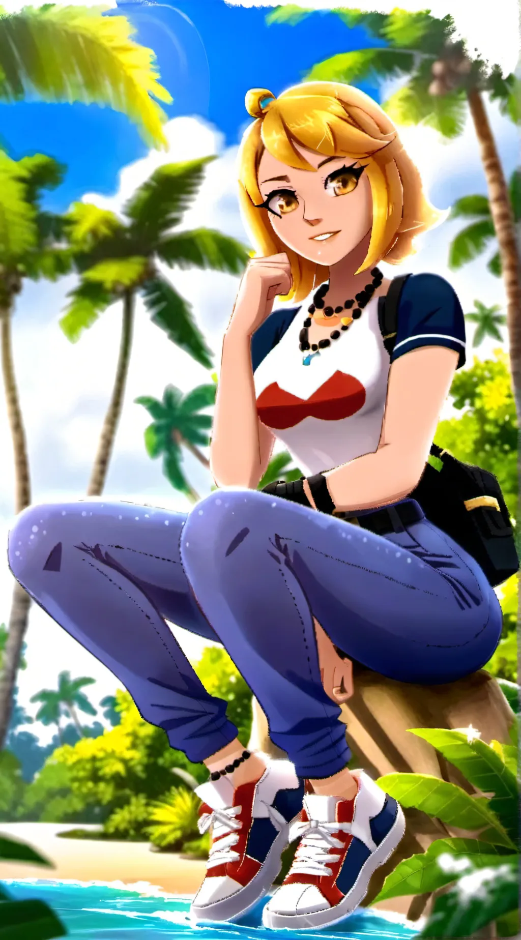 ai character: Bridgette background