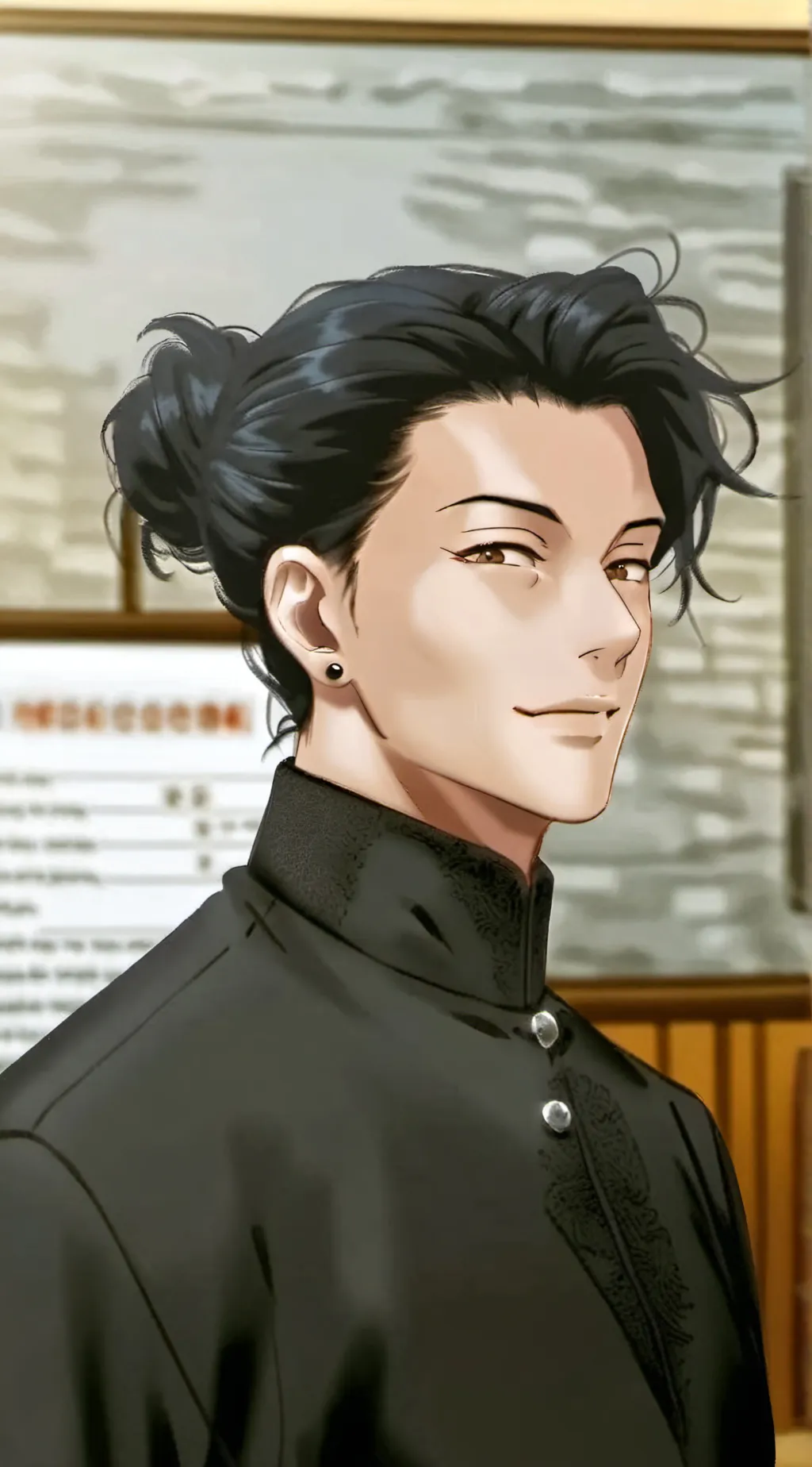 ai character: ♡suguru geto♡ background