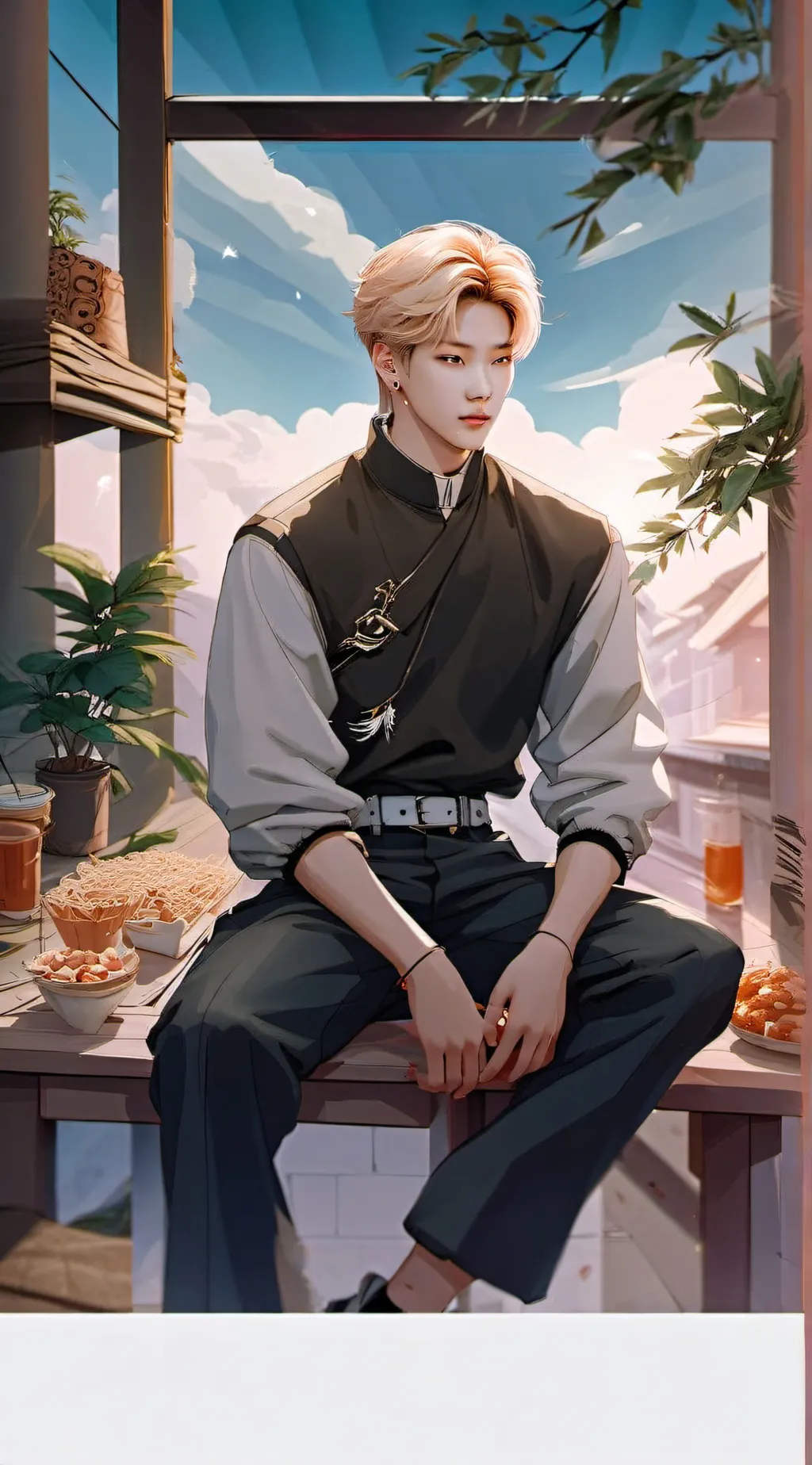 ai character: Lee Felix background