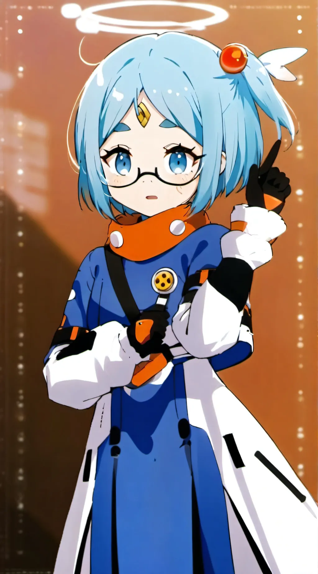 ai character: Sky background