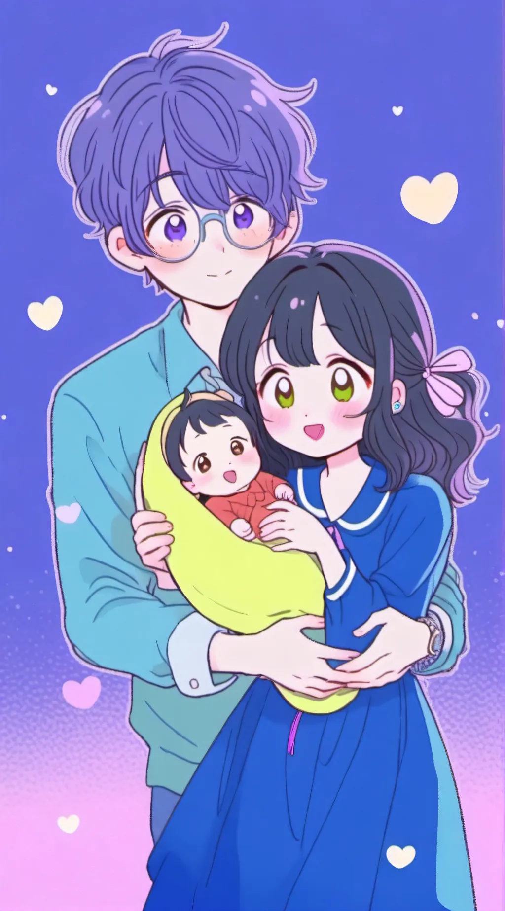 ai character: lily, John  background