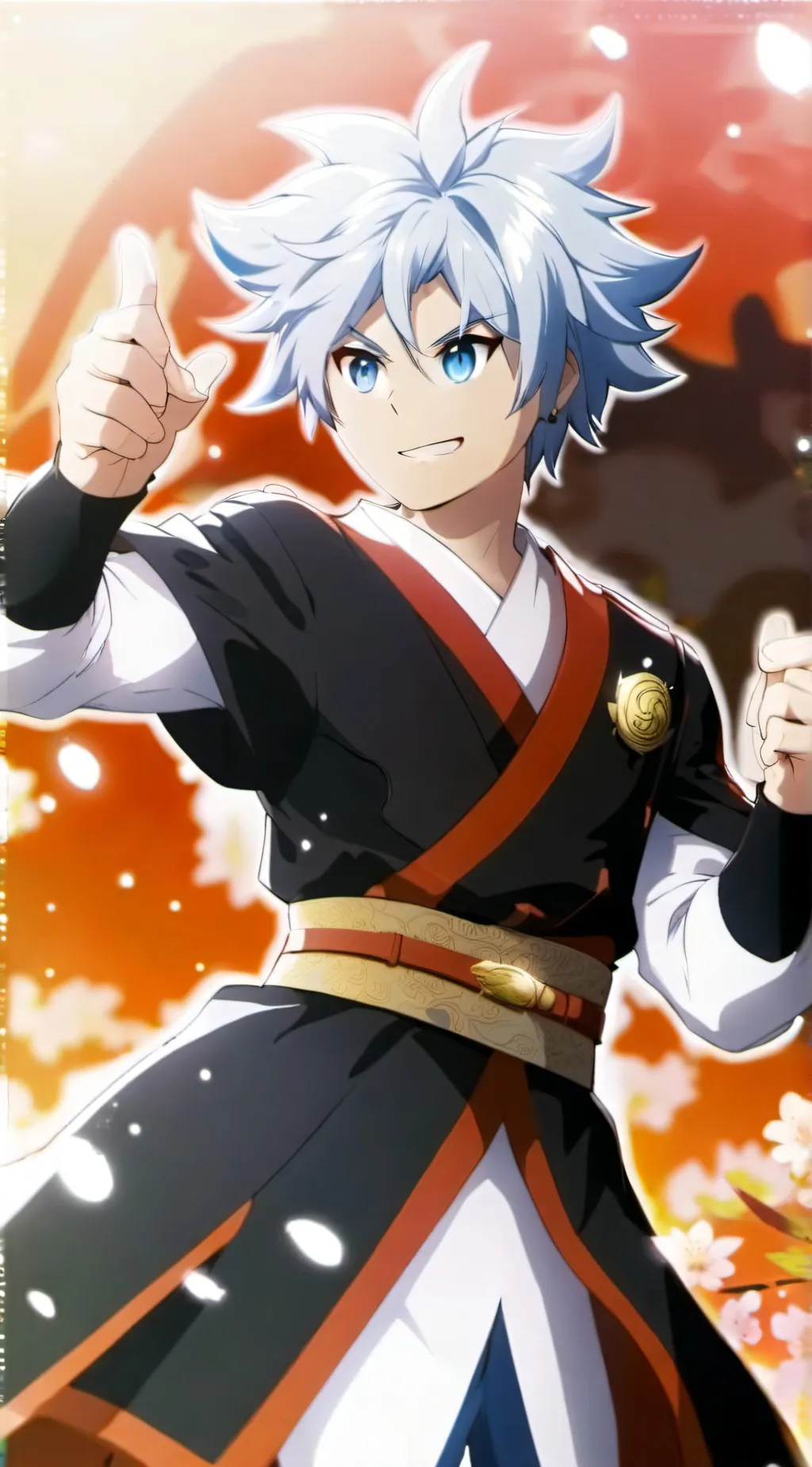 ai character: 💙Yuki🤍 background