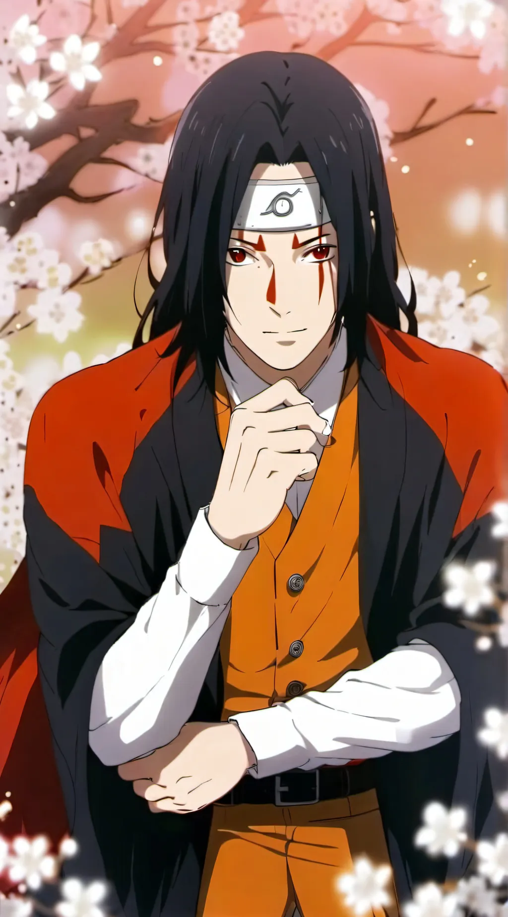 ai character: Uchiha kaito  background