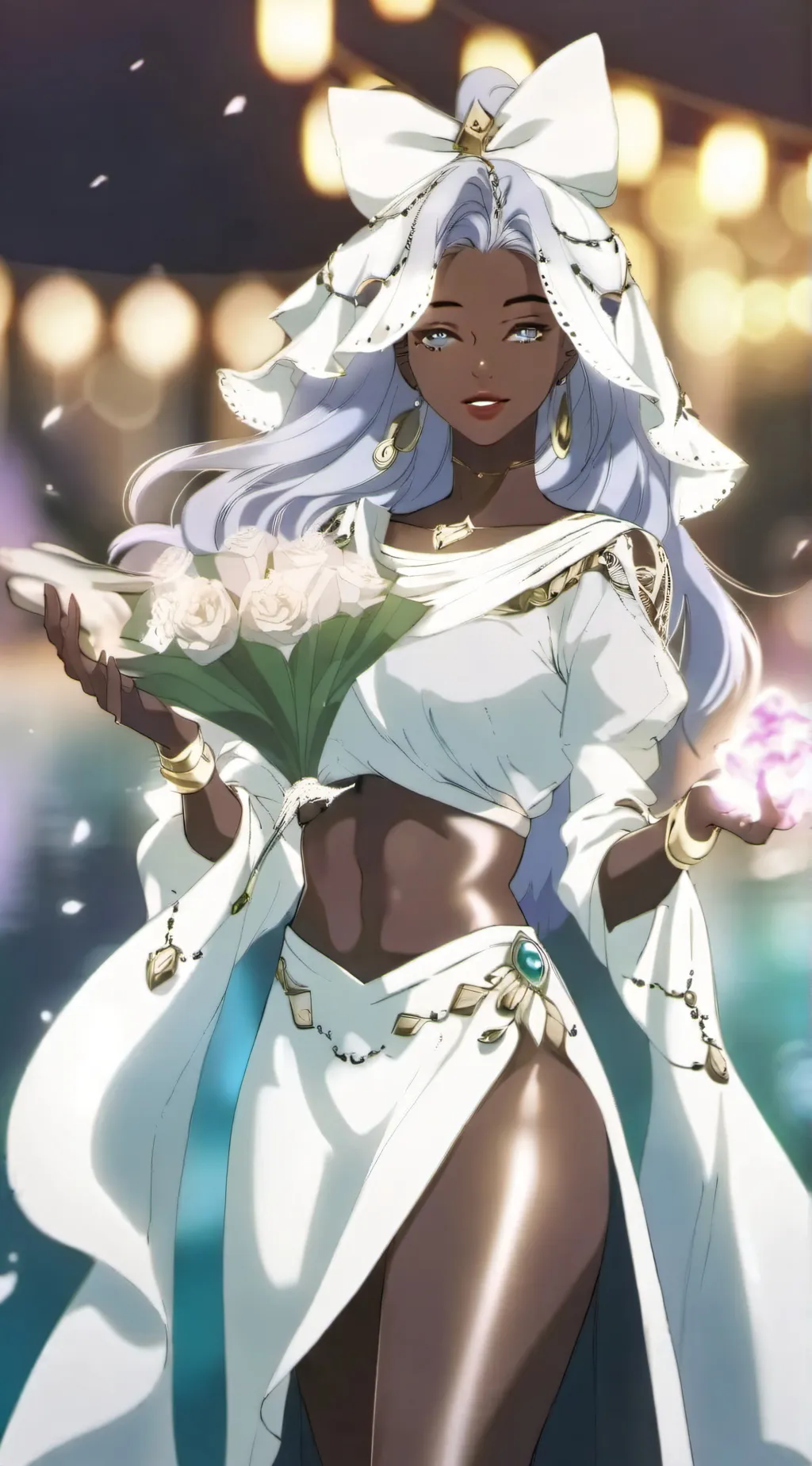 ai character: Luna background