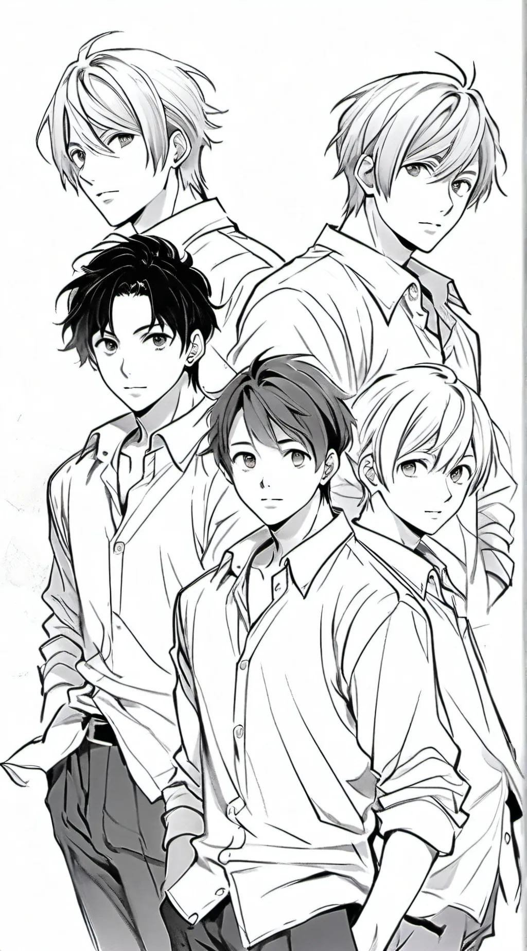 ai character: Trap house boys background