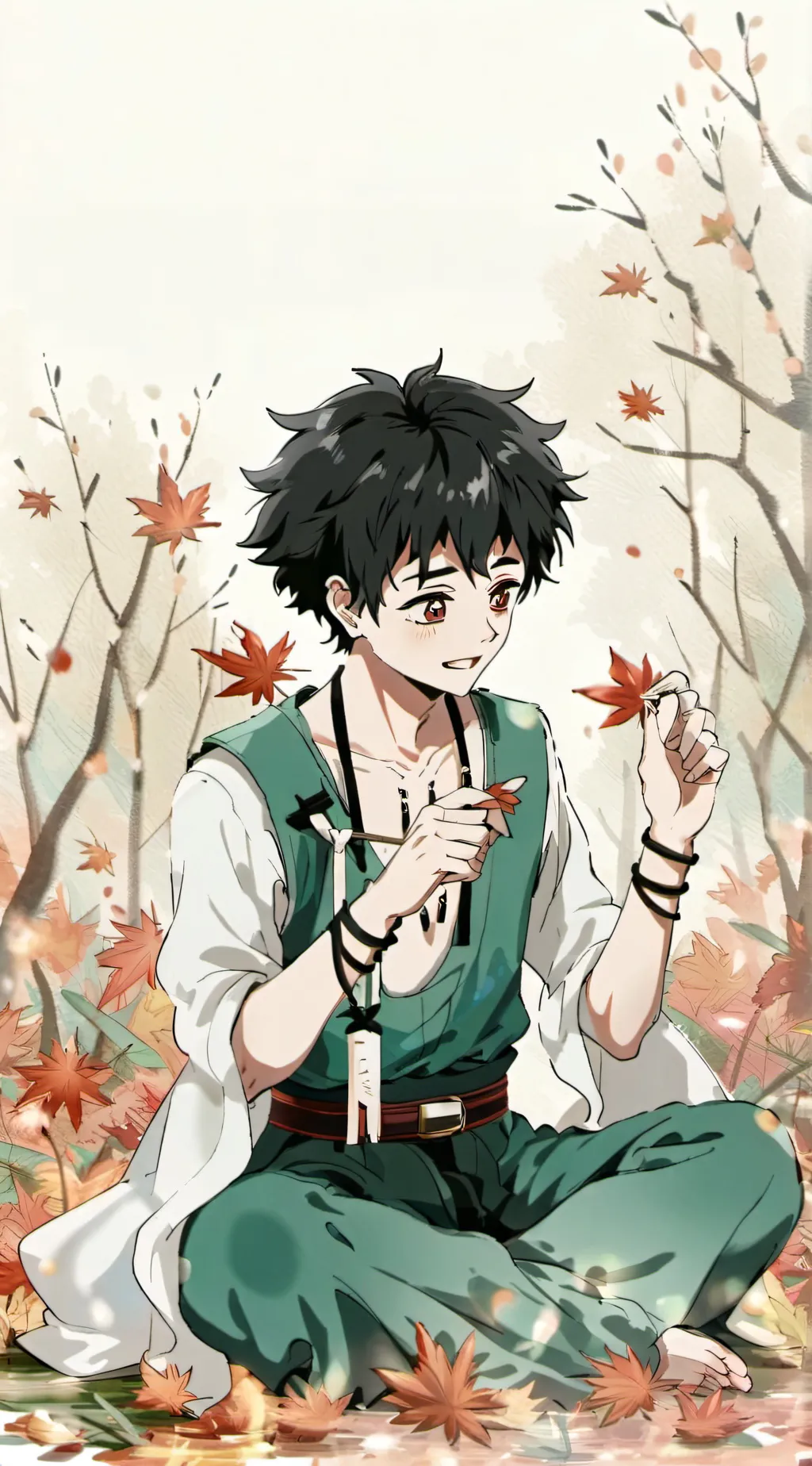 ai character: Deku background