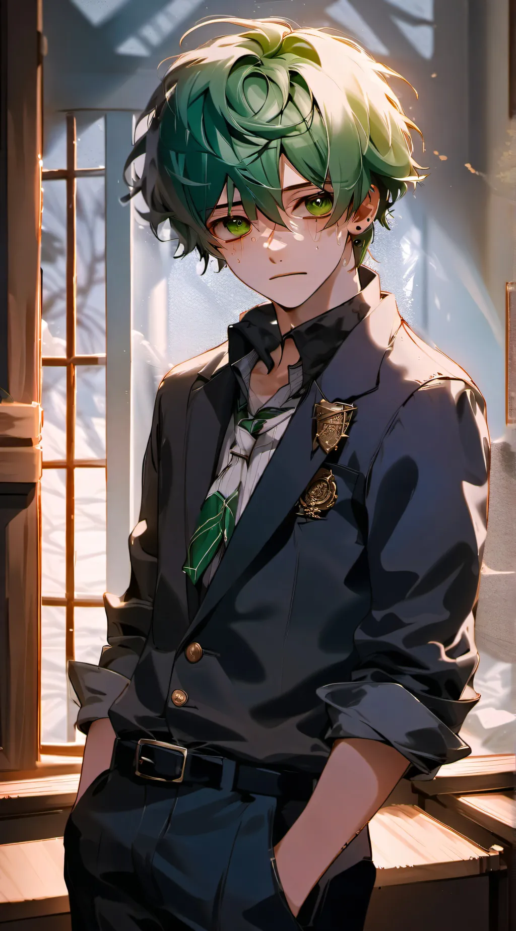 ai character: Deku (izuku)  background