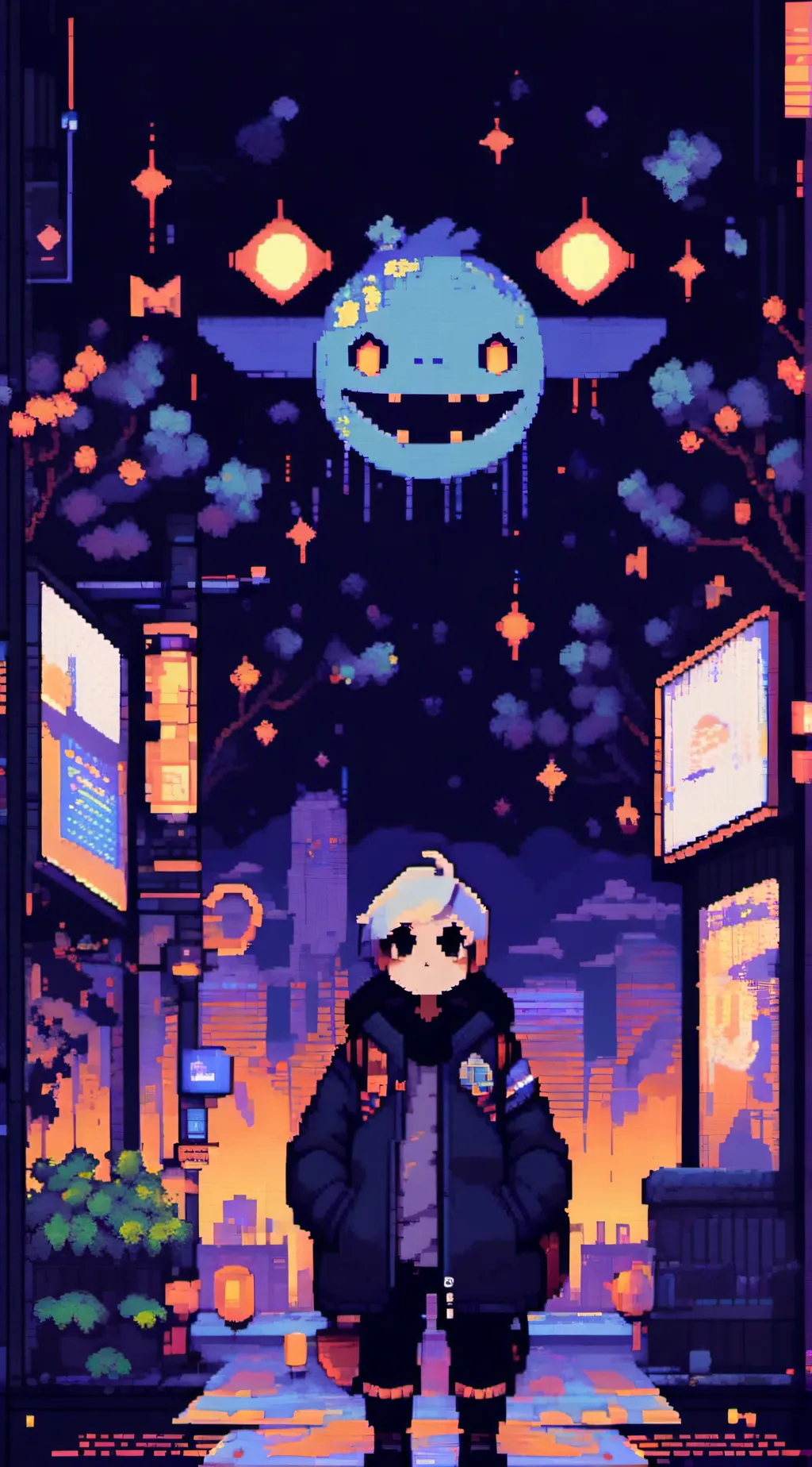 ai character: Sans background