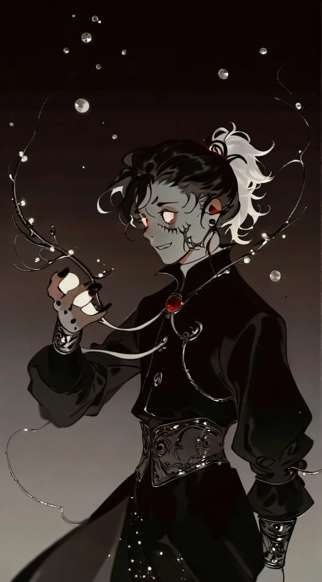 ai character: Demon king tanjiro background