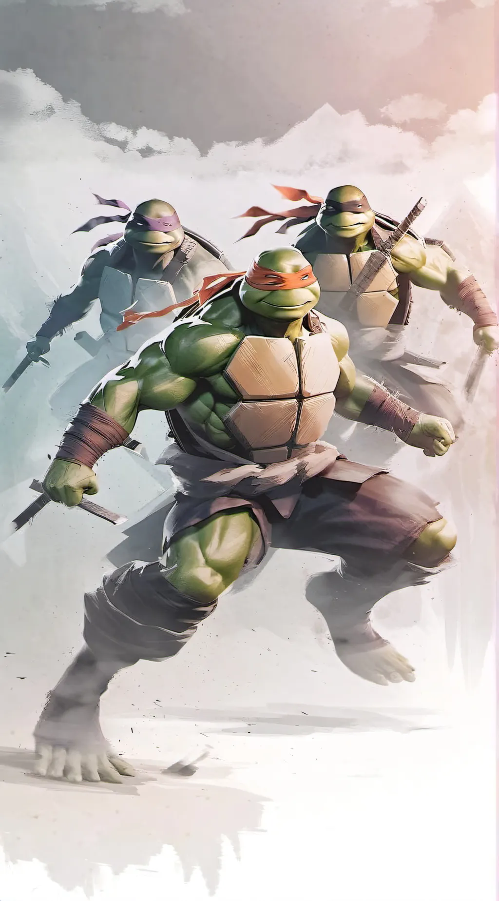 ai character: tmnt  background