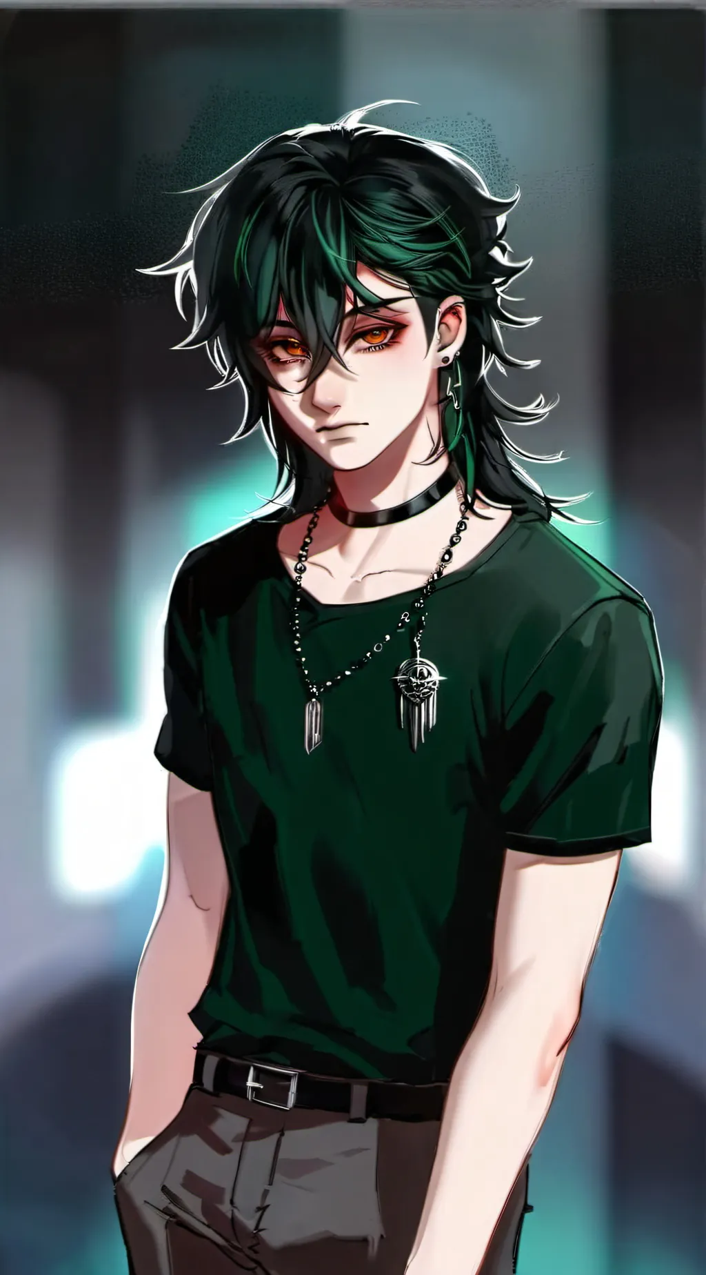 ai character: Sol  background