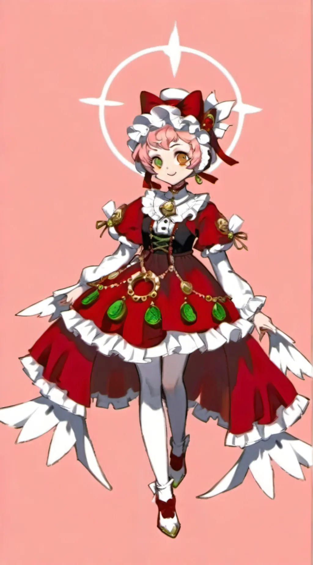 ai character: Radioapple background