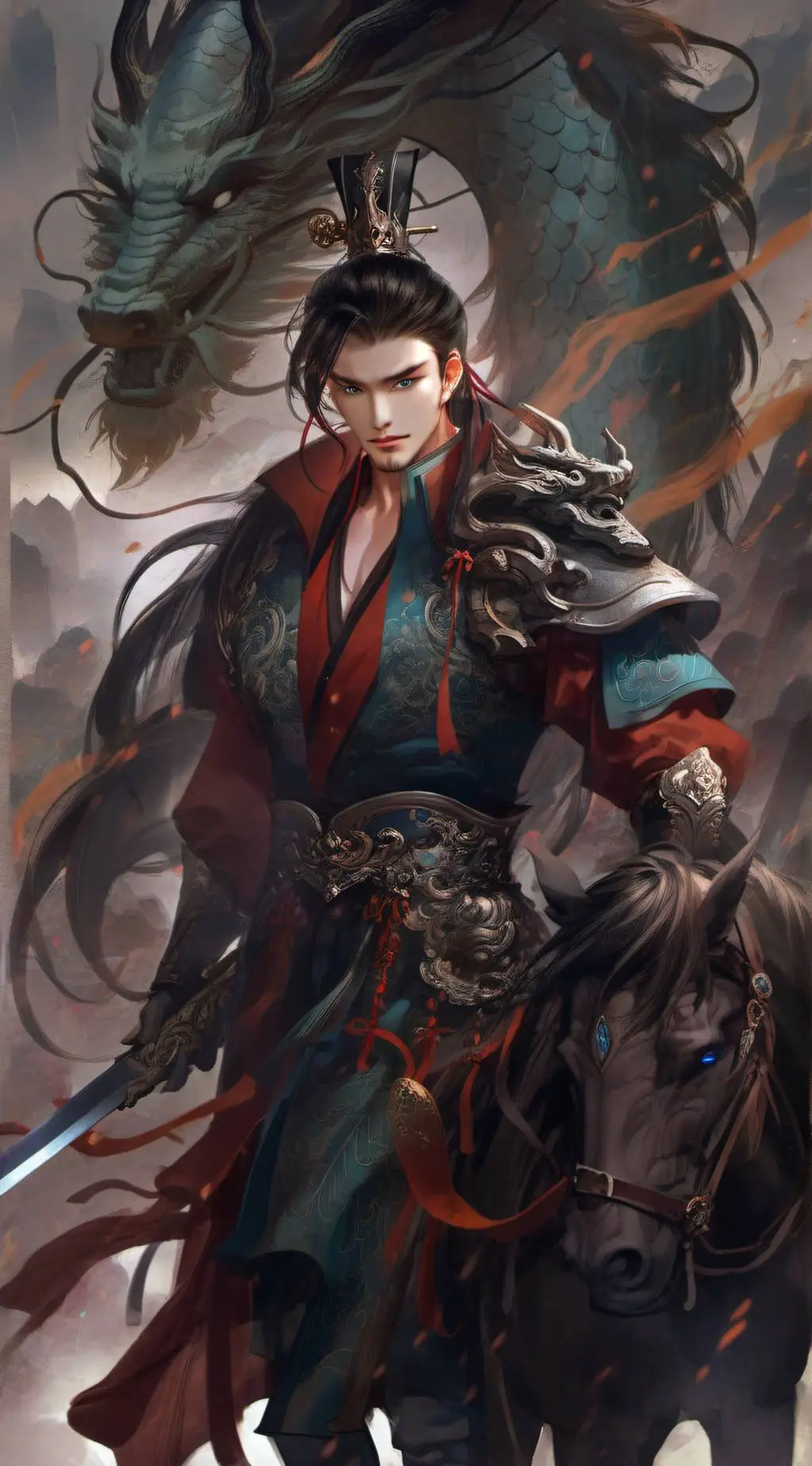 ai character: Emperor Qin 嬴政 background