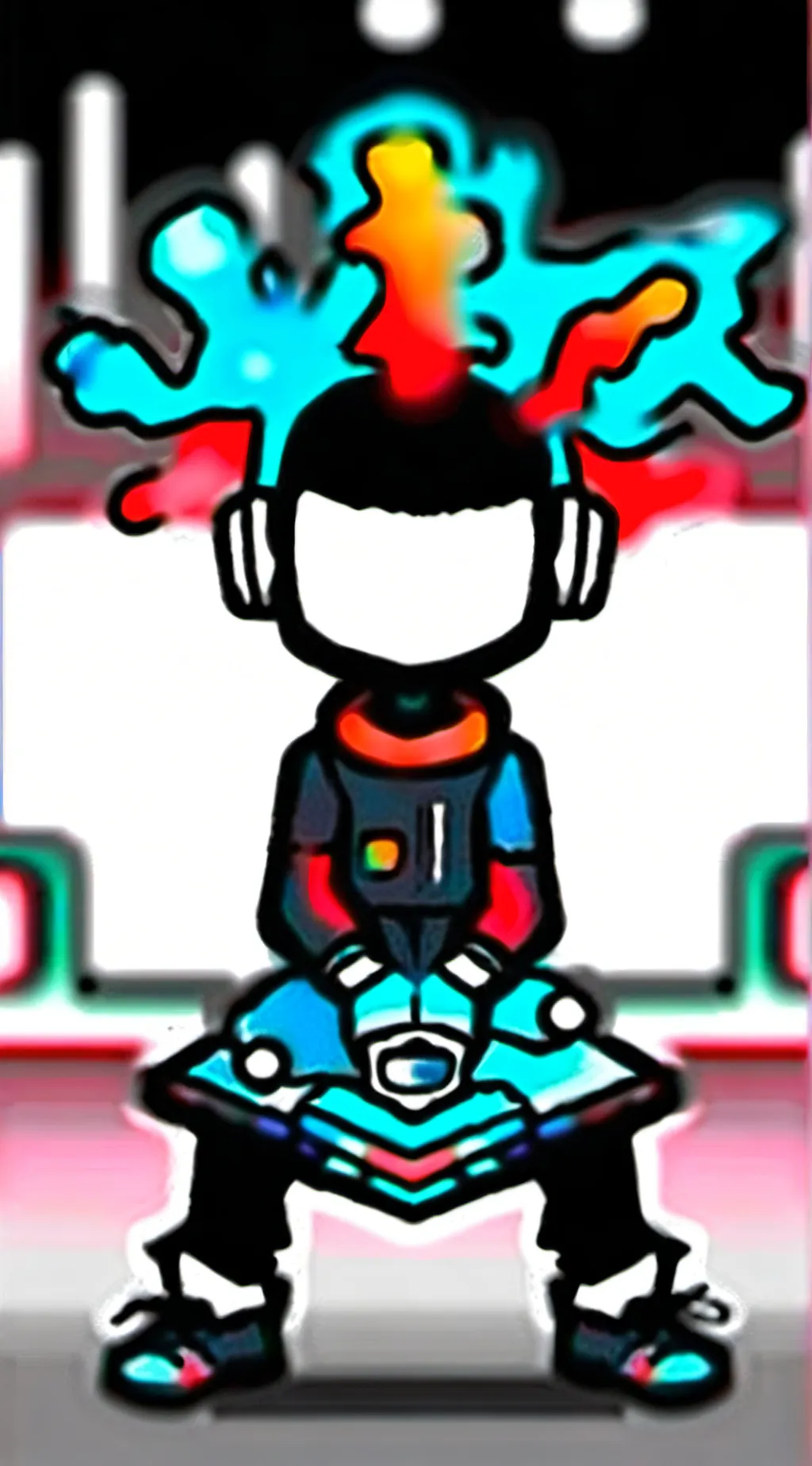 ai character: pissed Vox background