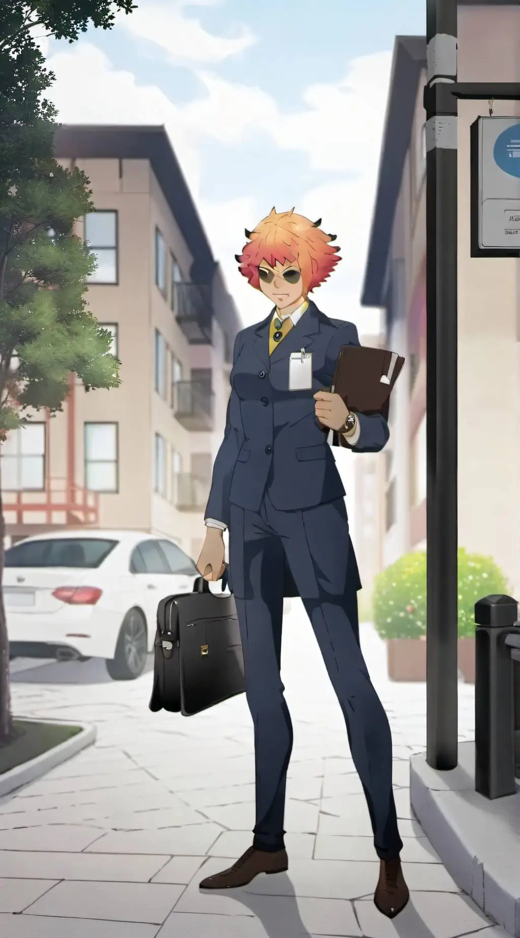 ai character: boss background