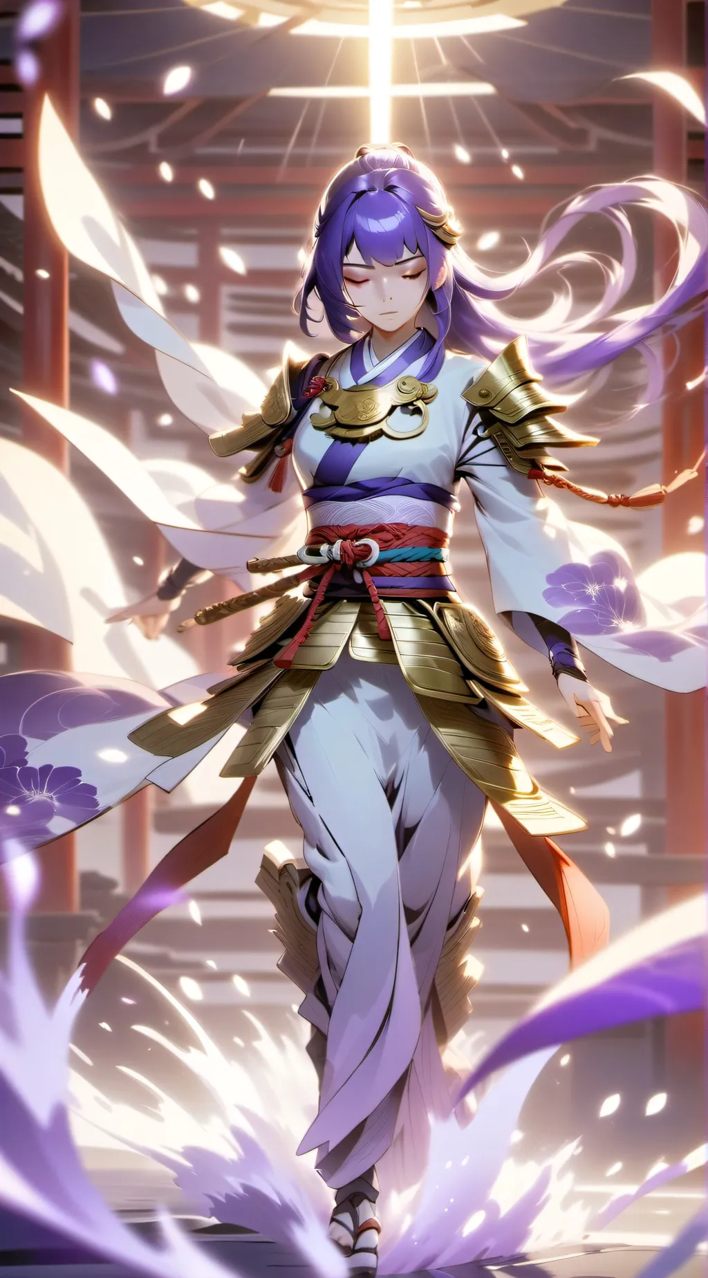 ai character: Akari Shogun background
