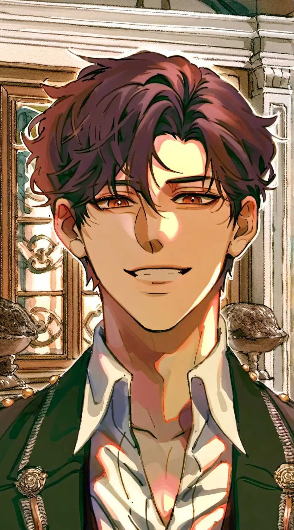 ai character: Master Henry  background