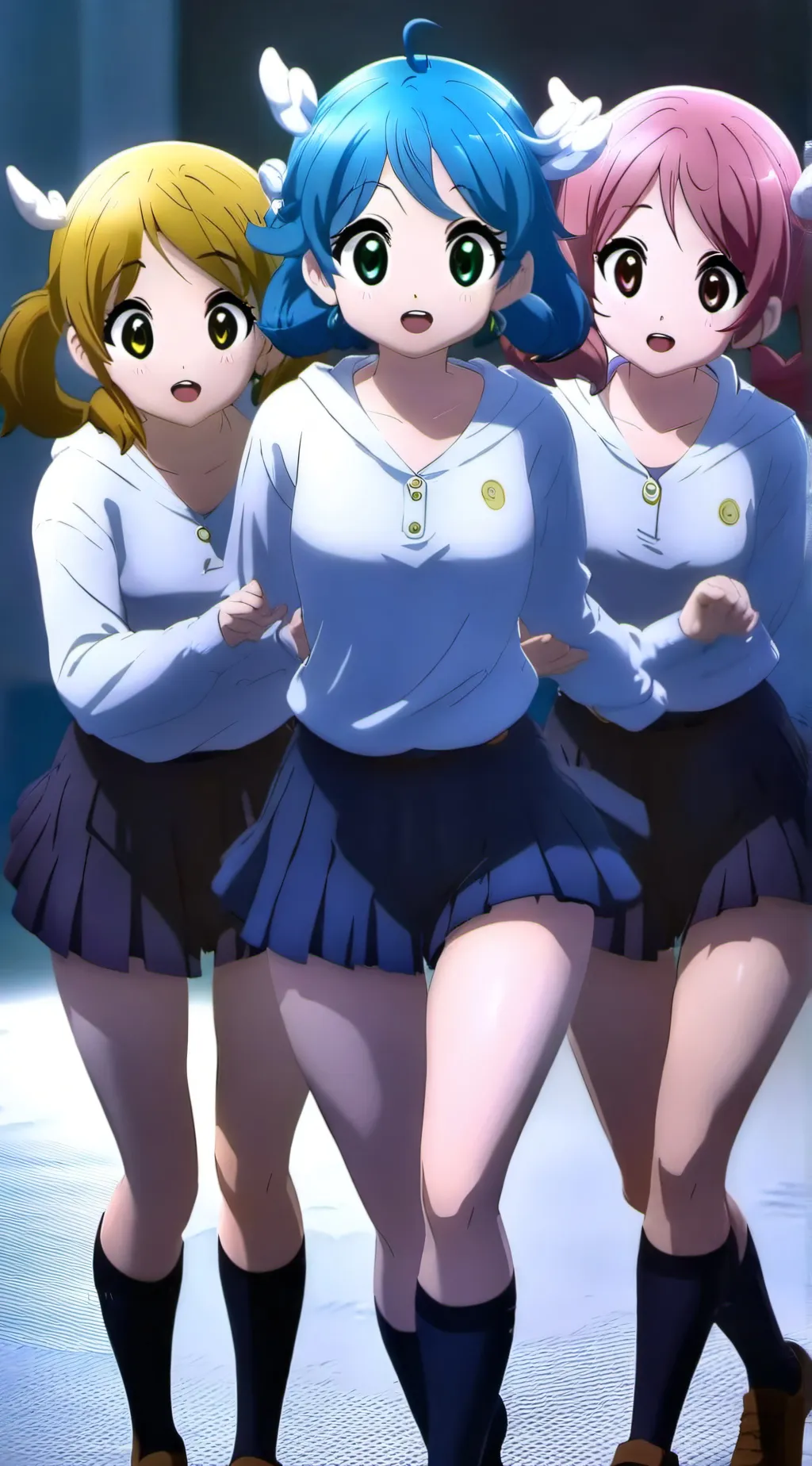 ai character: Triple Cutie background