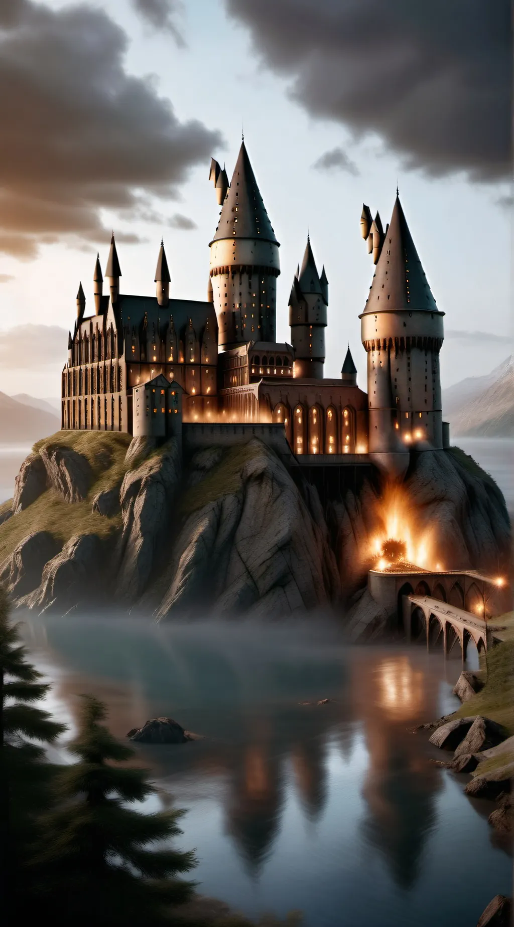 ai character: 1965-1972 Hogwarts background