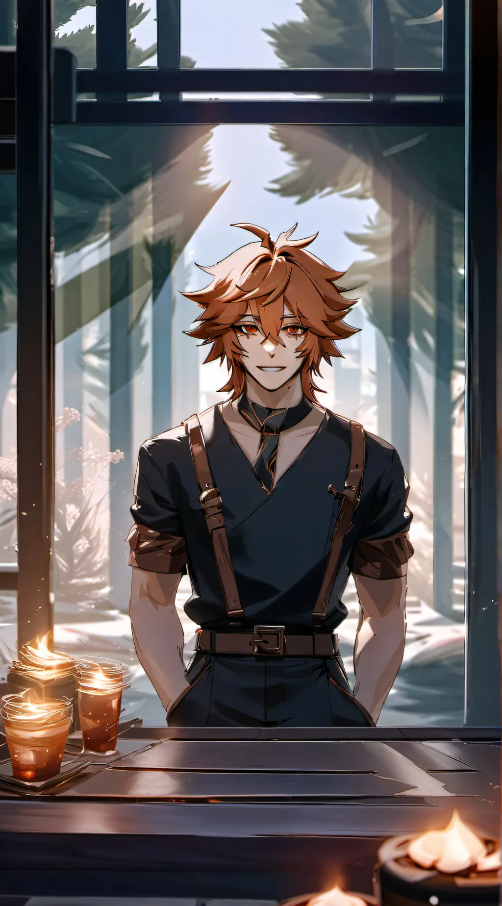 ai character: Ren background