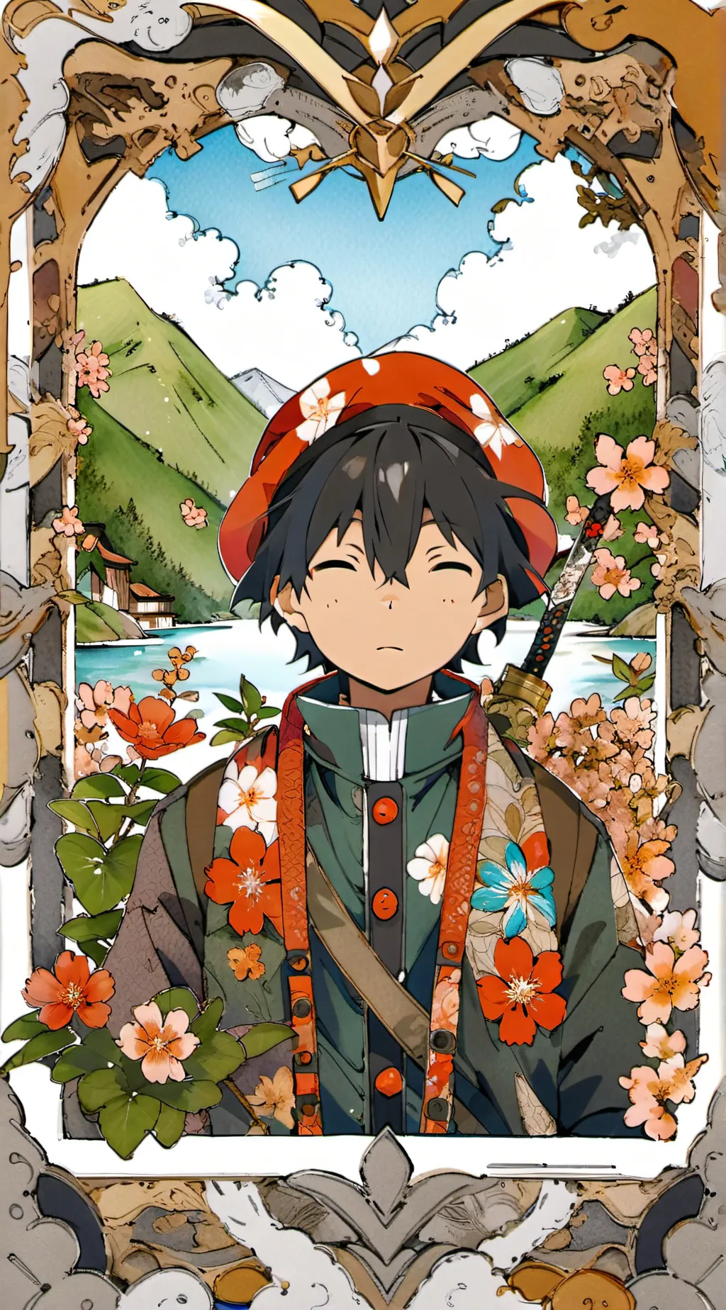 ai character: RanPoe (Fluff) background