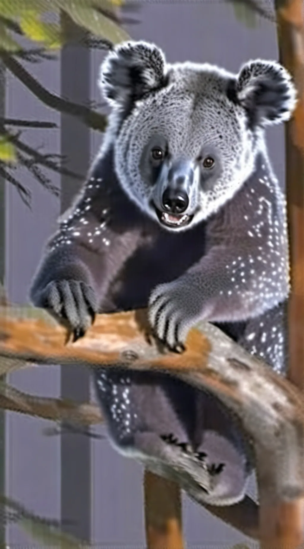 ai character: Drop bear background