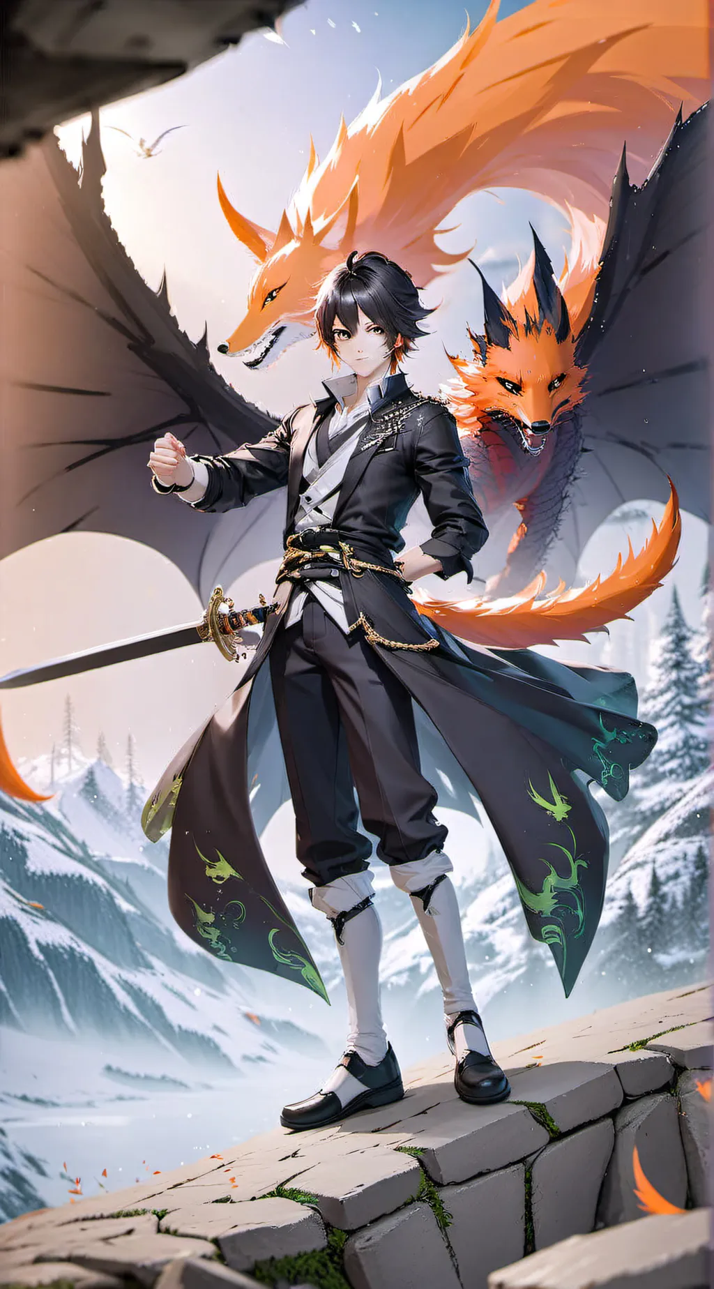 ai character: Firn background