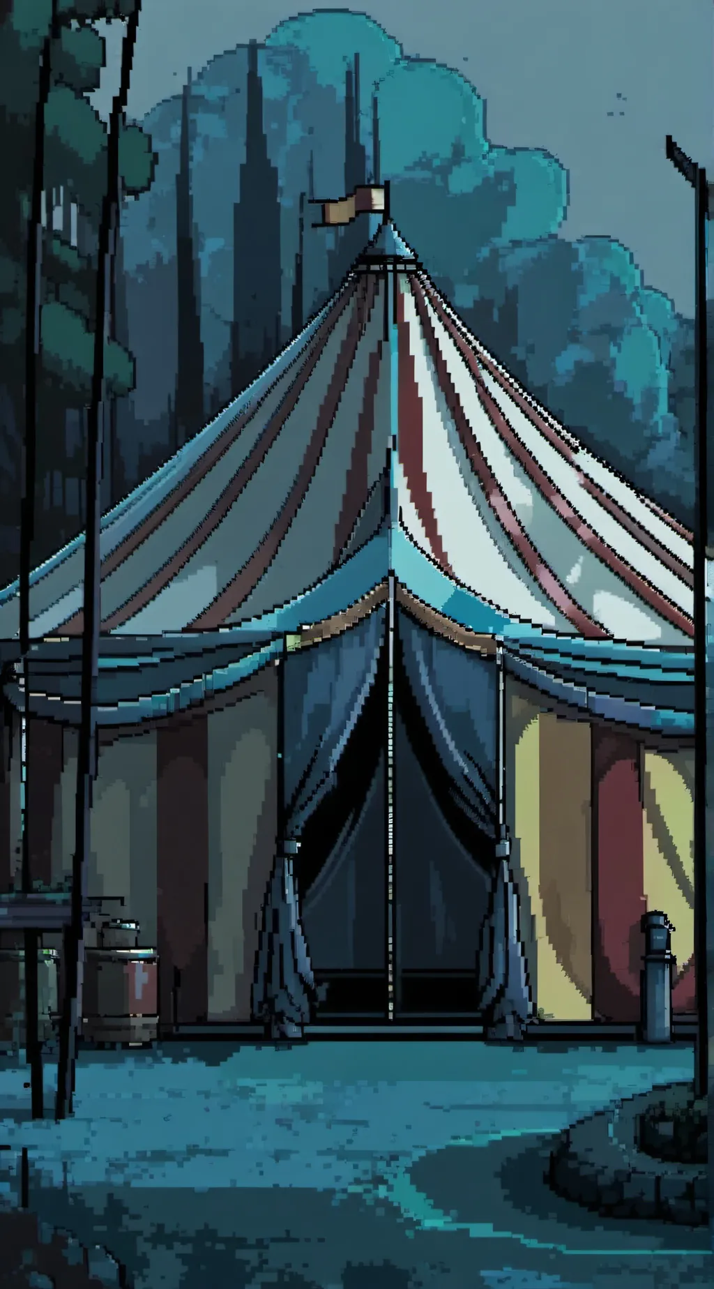 ai character: TADC episode 3 background