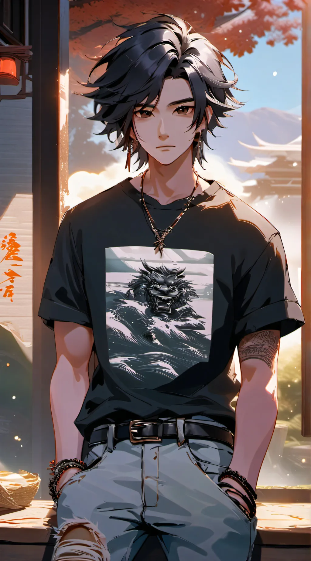 ai character: Ian background
