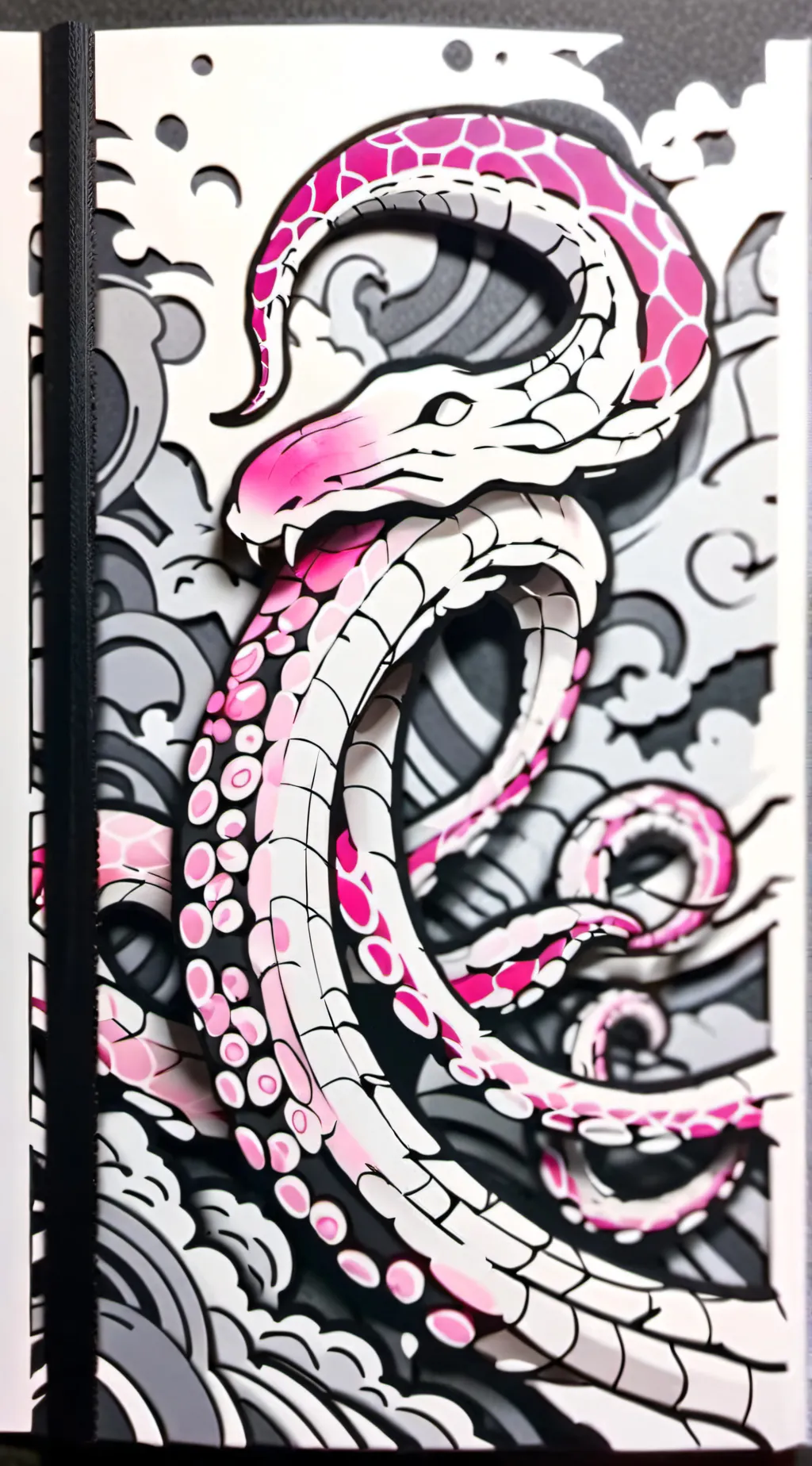 ai character: tentacle heat background