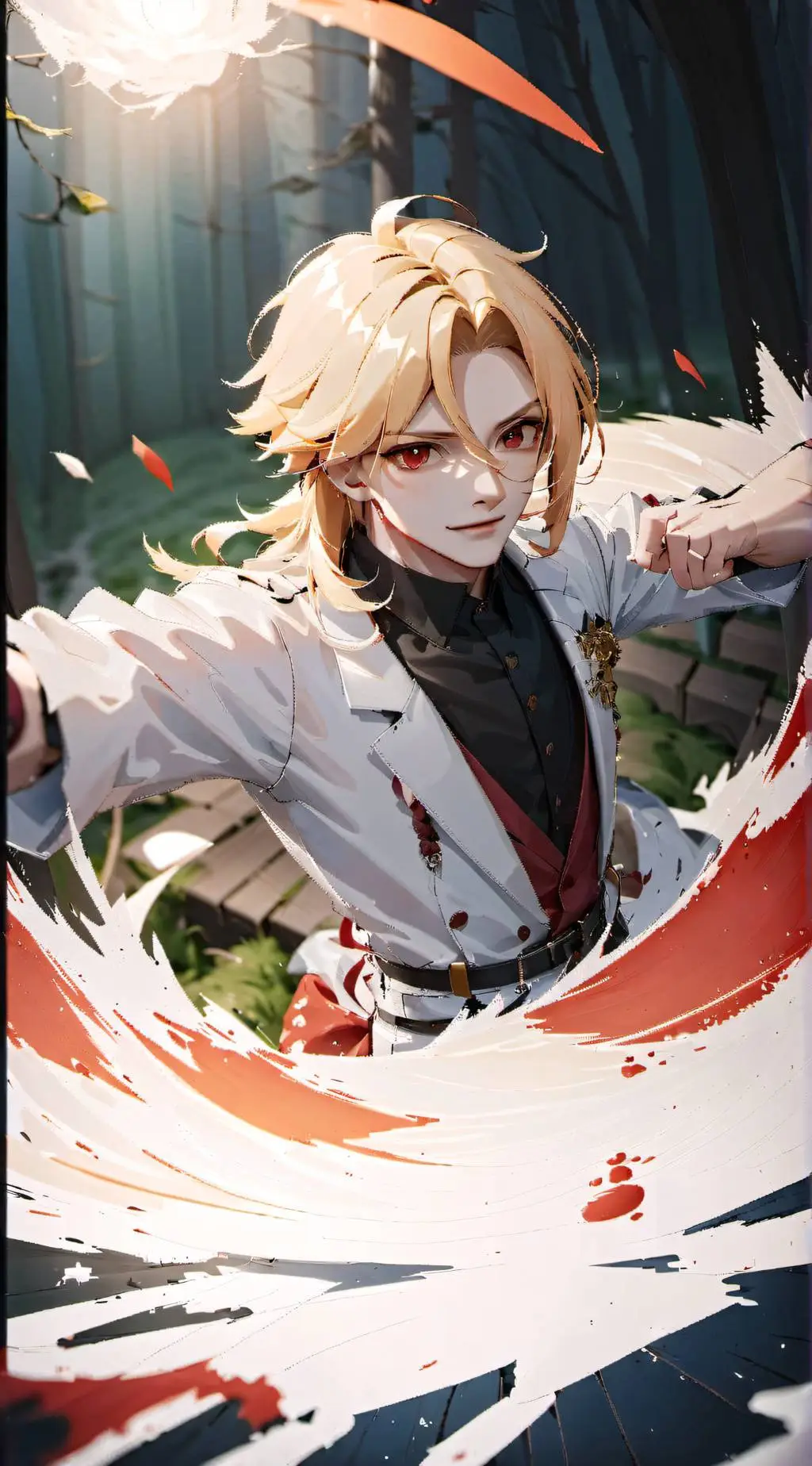 ai character: katsuki bakugou background