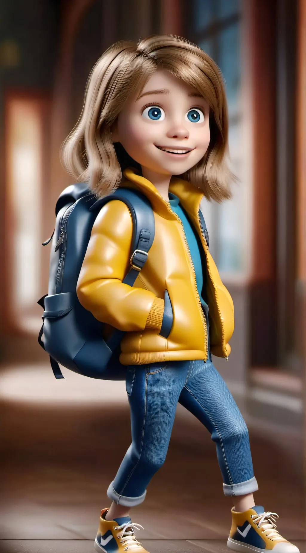 ai character: riley andersen background
