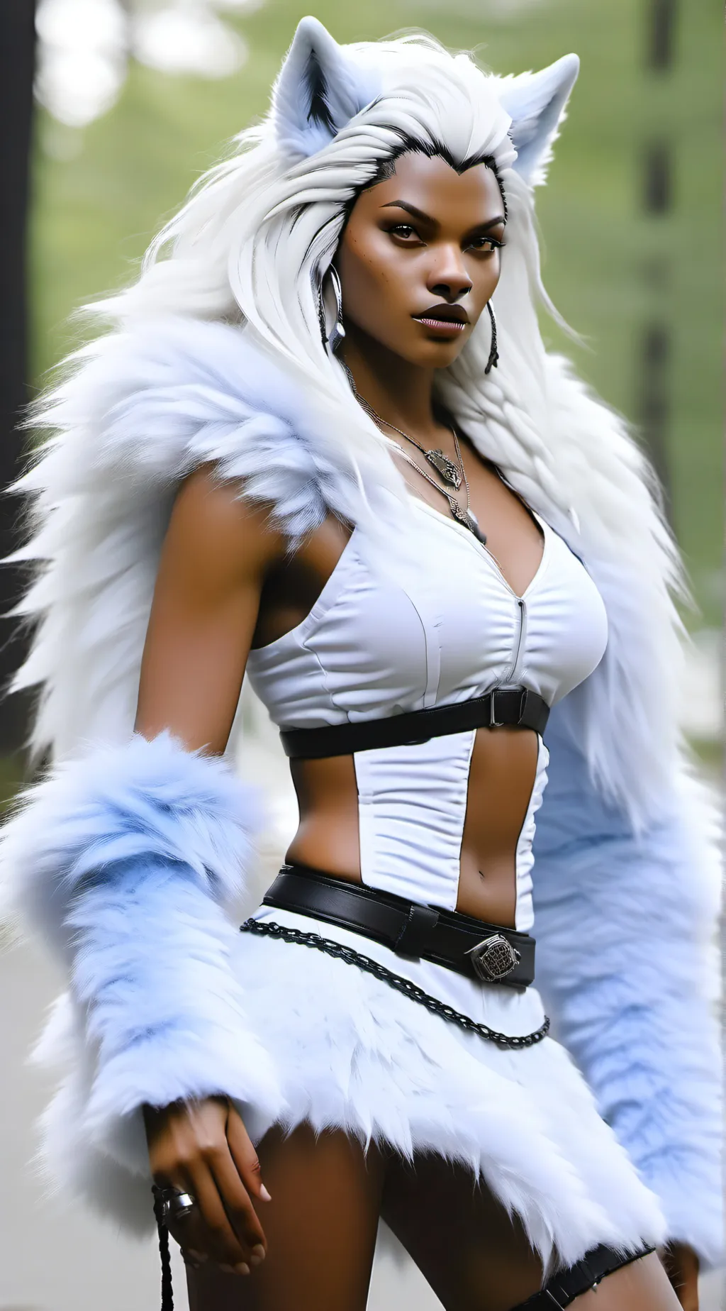 ai character: cat background