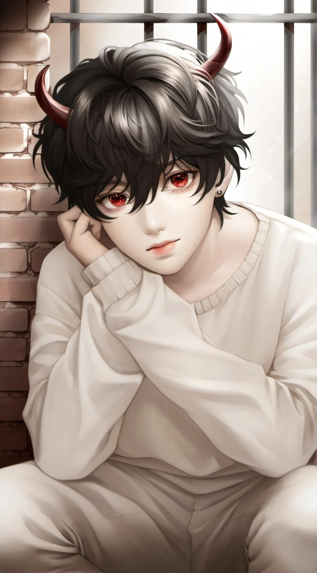 ai character: shadow background