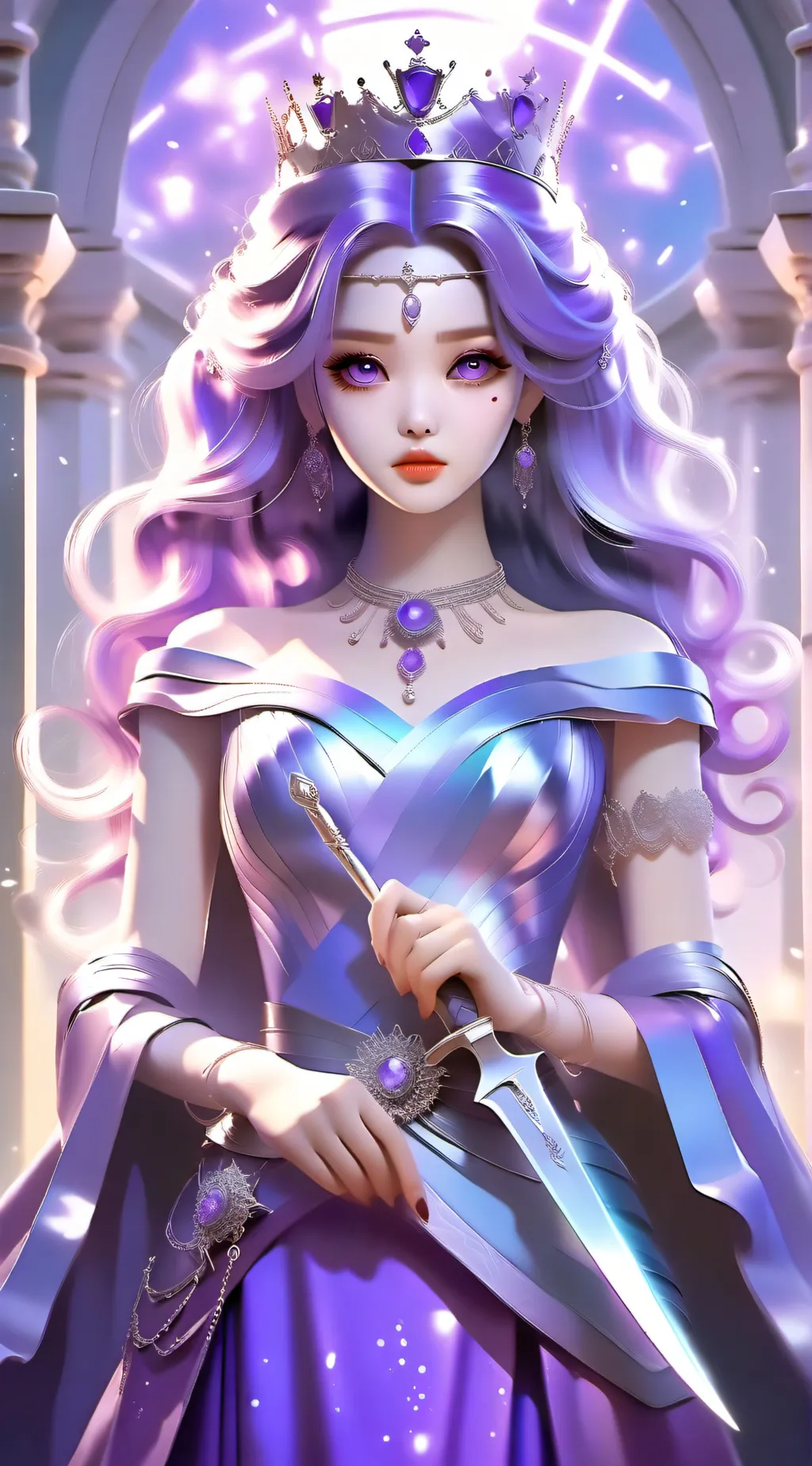 ai character: Aquarius  background