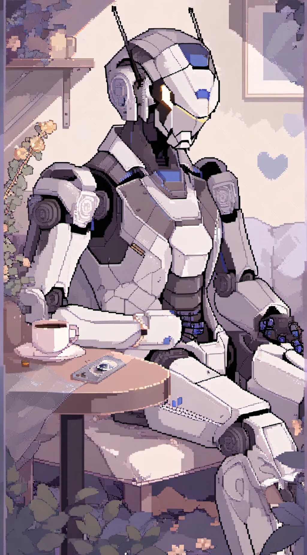 ai character: robot background